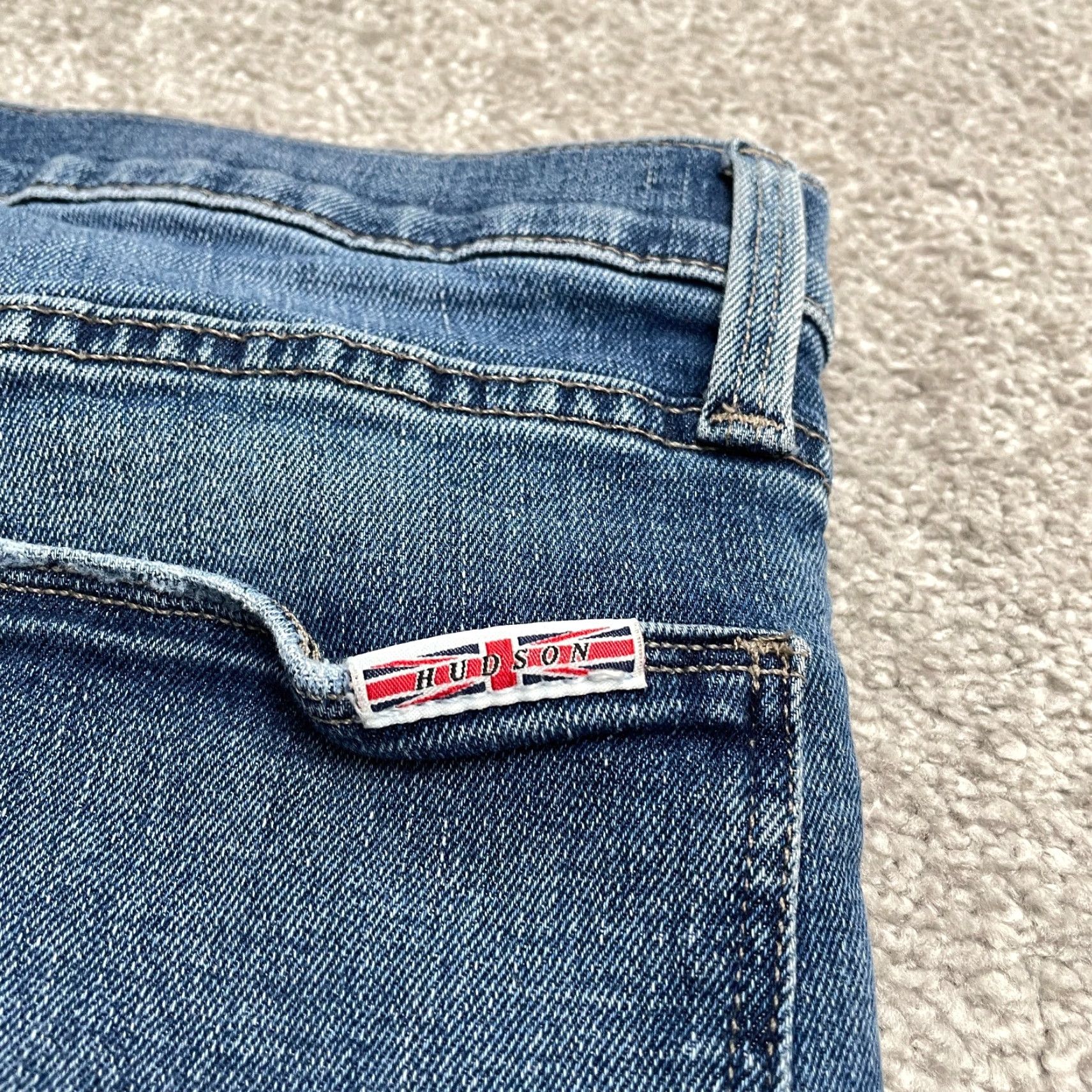 Hudson VINTAGE Hudson Blair Straight Leg Denim Jeans Women 26 Blue Medium Wash 27x27 Fall Winter Spring Summer Mens Size 26" / US 2 / IT 38 - 3 Thumbnail