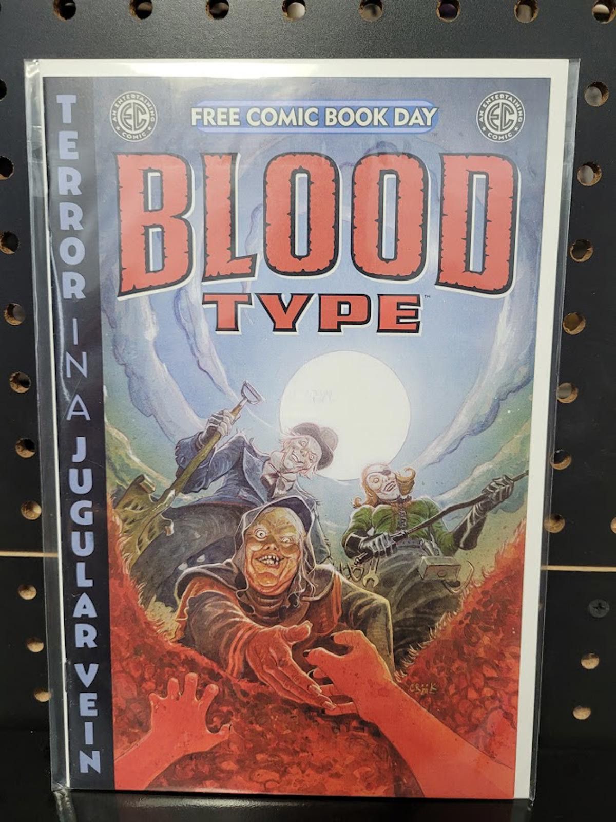 Other Blood Type #0 FCBD 2025 EC Comics Tyler Crook Cover NM Size ONE SIZE - 1 Preview