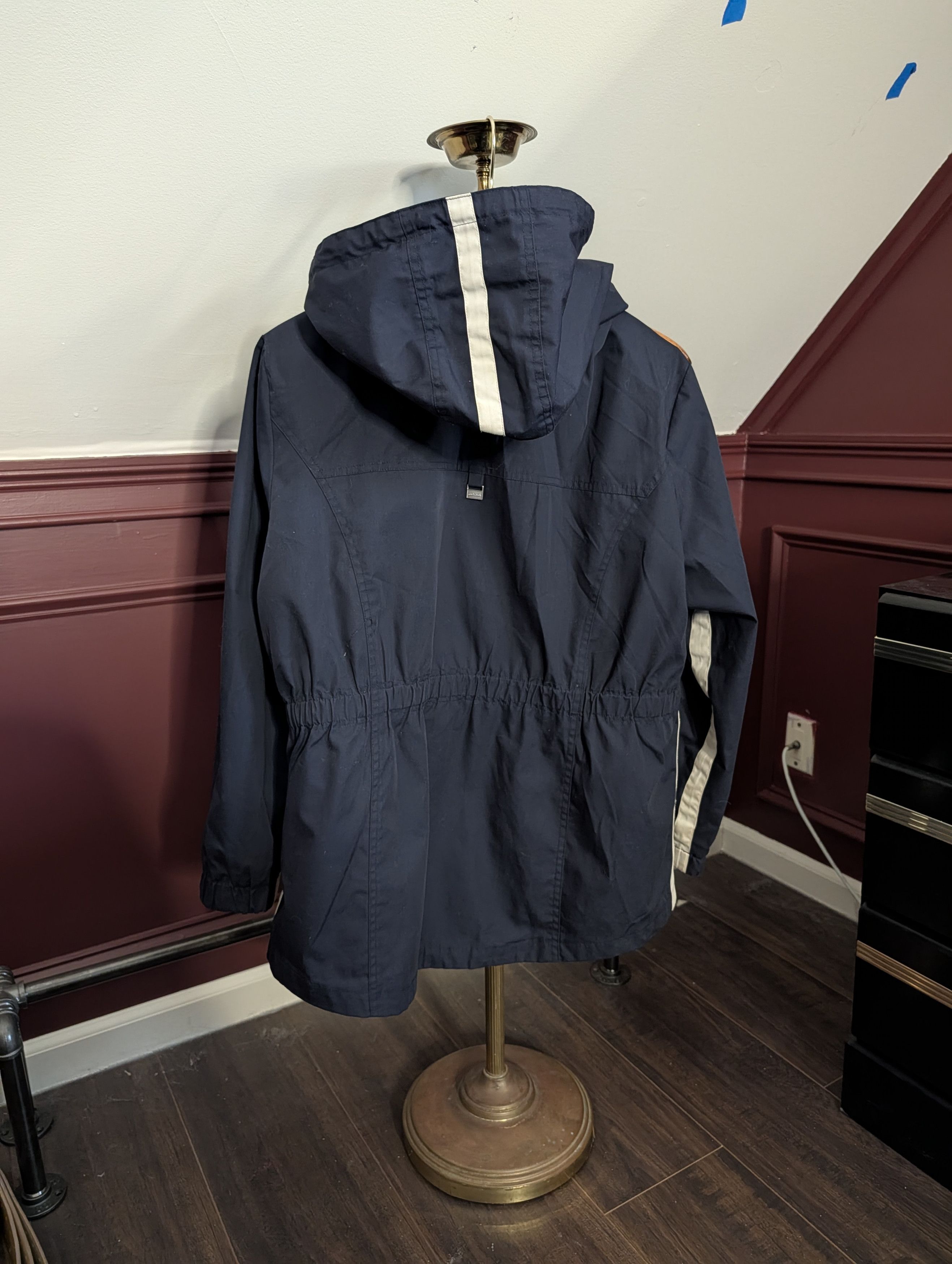 Mackintosh Blue/White striped zip-up hooded jacket XL Size XL / US 12-14 / IT 48-50 - 9 Thumbnail