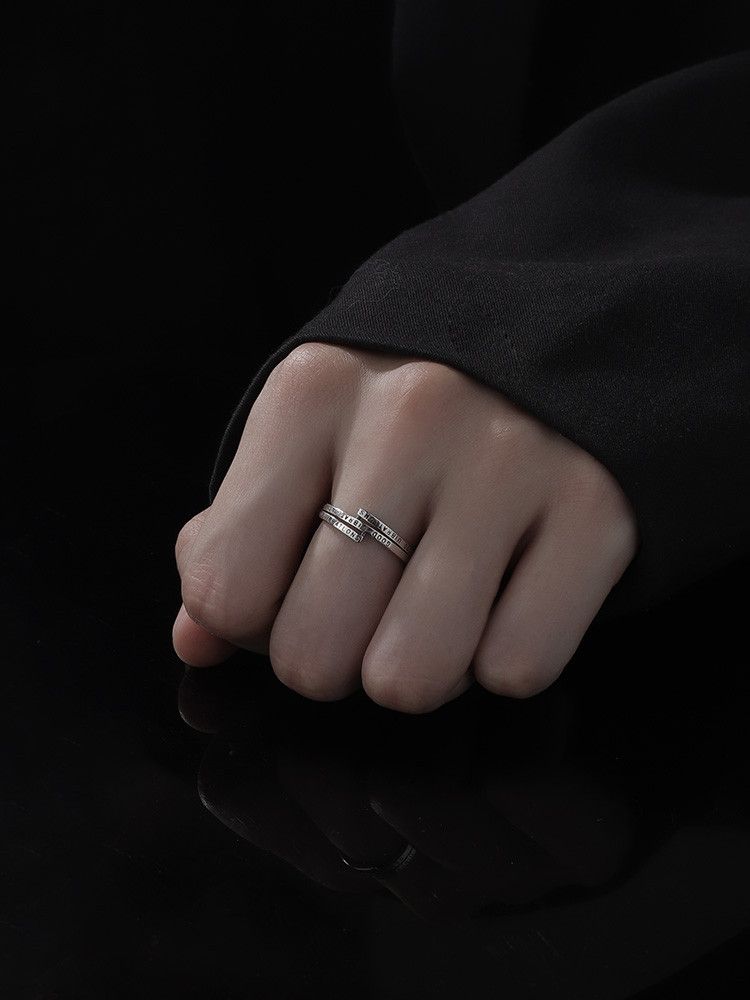 Jewelry Rare Jewelry Rings Open Size Chrome Ring (Size 7-13) Size ONE SIZE - 2 Thumbnail