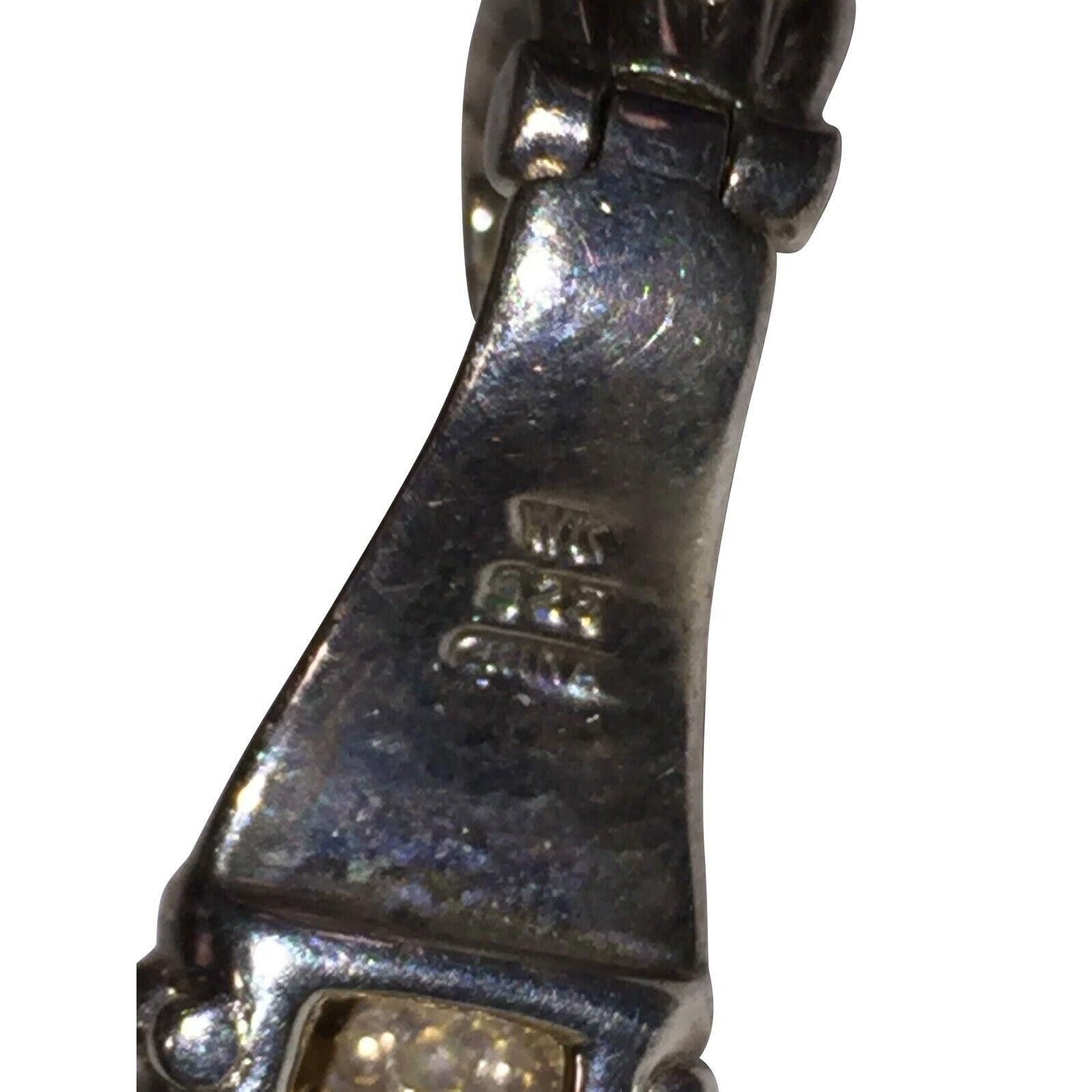 Designer Unique Sterling Silver Cable Cast Bracelet Size ONE SIZE - 6 Thumbnail