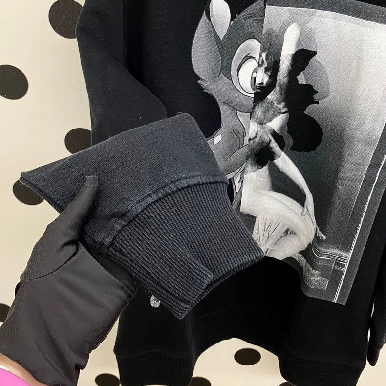 Givenchy Givenchy Black Bambi Patchwork Sweater, XS size Size US XS / EU 42 / 0 - 3 Thumbnail