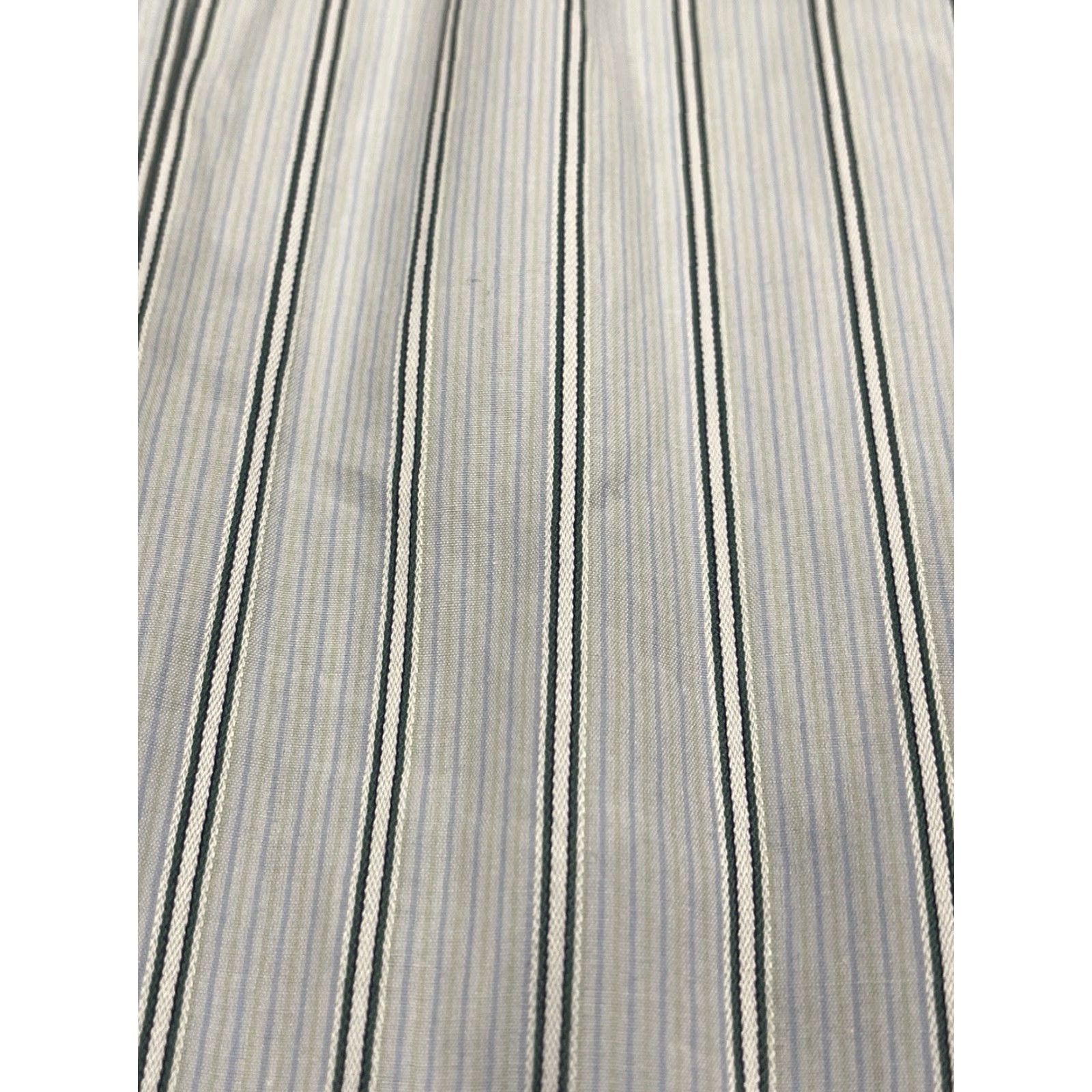 Canali Canali Shirt Mens Regular White Striped Button-Up Casual Preppy Italy 17.5 Long Sleeve Pocket Classic Button-Down Men Size US XL / EU 56 / 4 - 3 Thumbnail