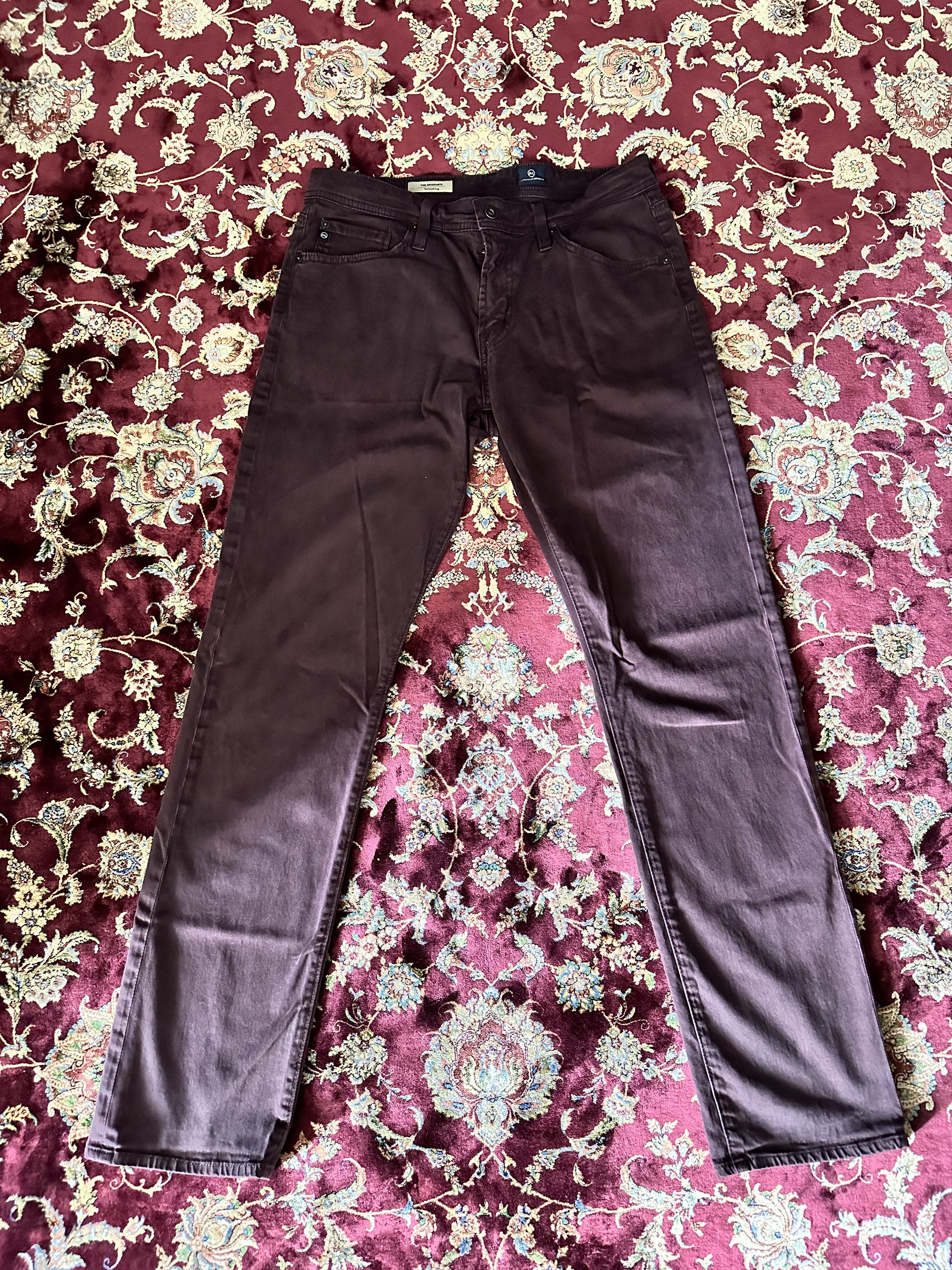 image of Ag Adriano Goldschmied Ag Jeans in Purple, Men's (Size 31)