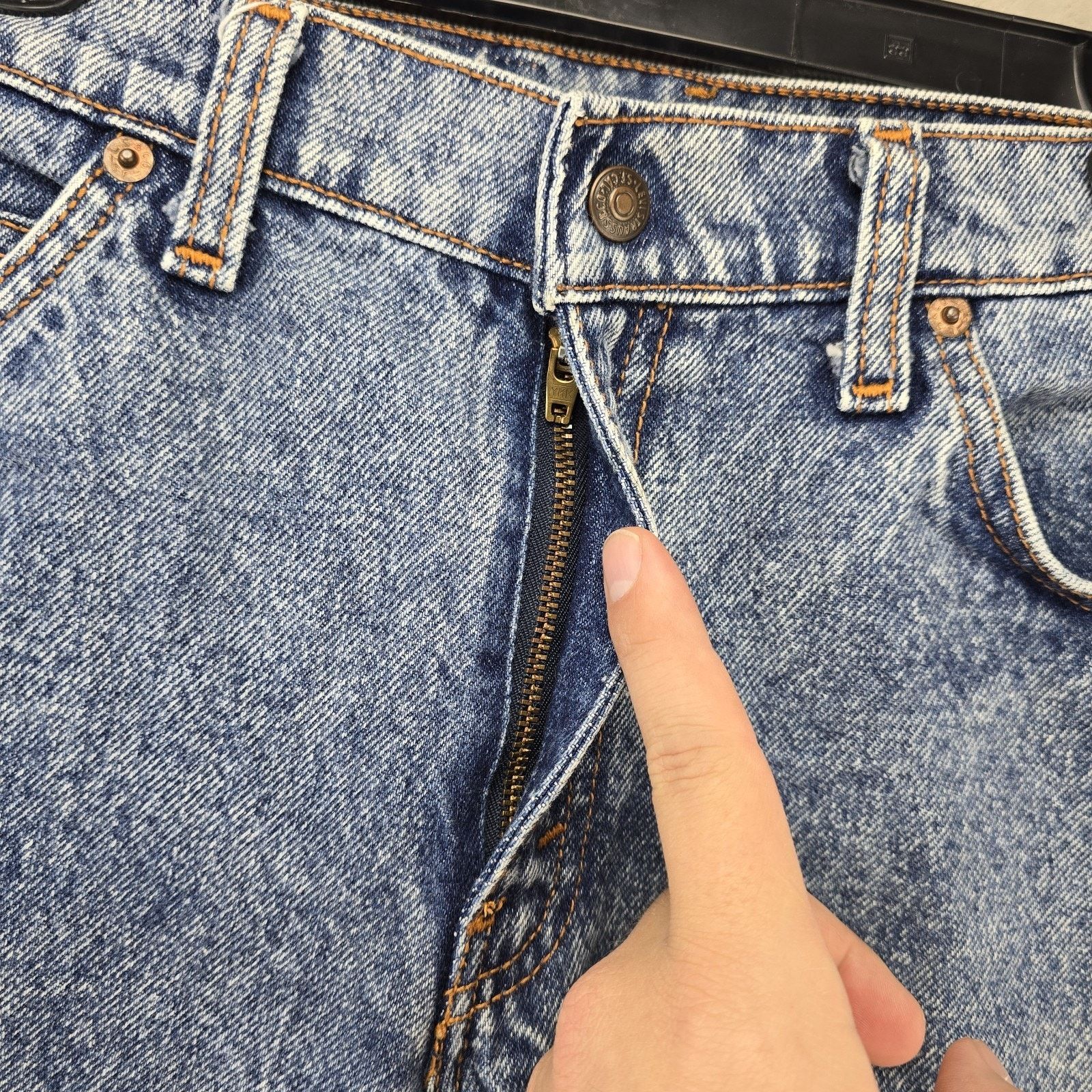 Levi's Vintage 80s Levis 505 Jeans Womens 14 (Fits 26x26) Acid Wash Size 26" / US 2 / IT 38 - 4 Thumbnail