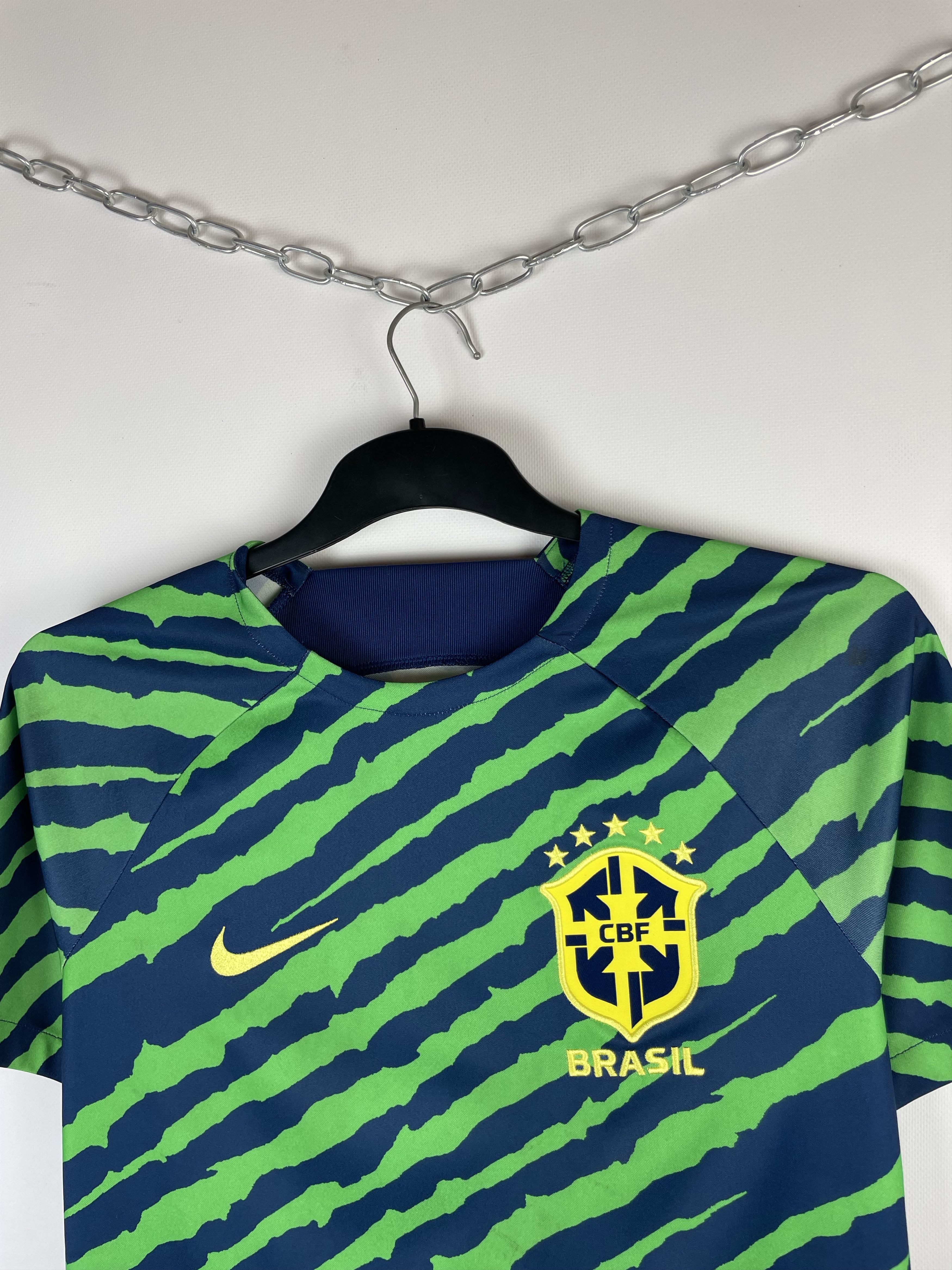 Nike × Vintage Vintage Brazil Nike Soccer Jersey Size US M / EU 48-50 / 2 - 3 Thumbnail