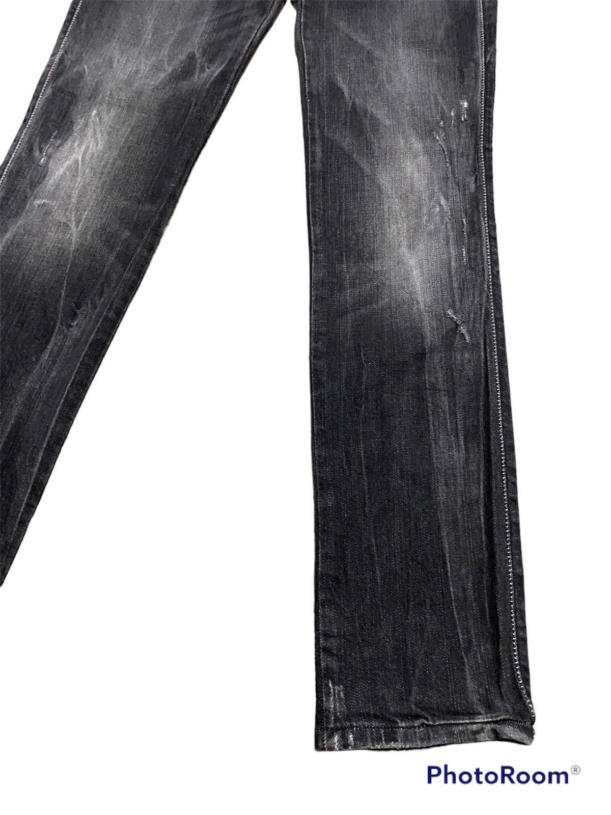 Diesel × Hysteric Glamour × Tornado Mart Diesel Cuddy Stretch Black Wash Made in Italy Size US 29 - 4 Thumbnail