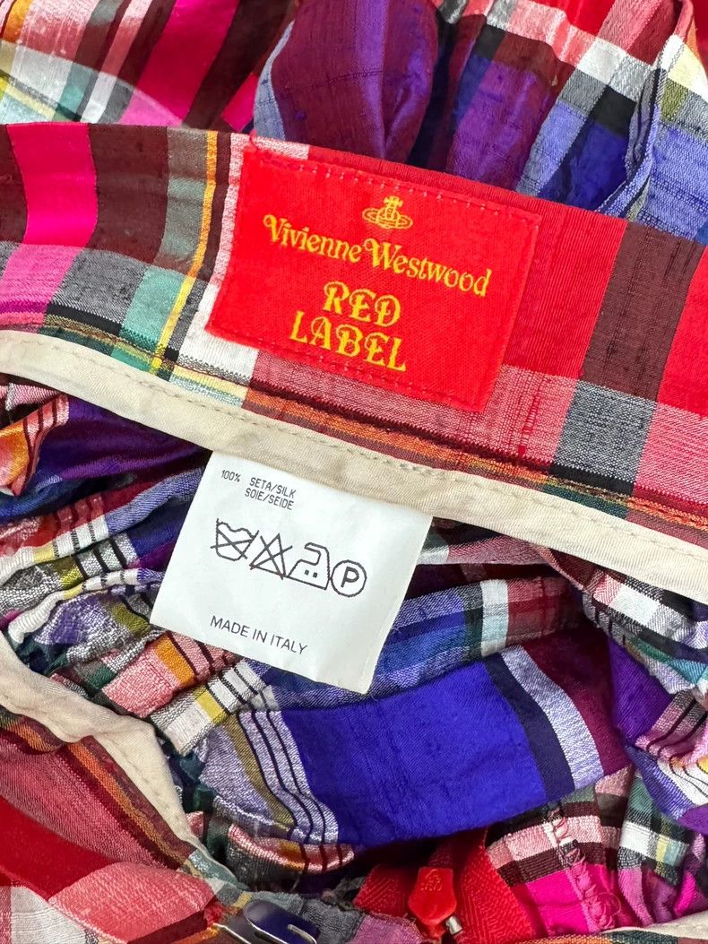Vivienne Westwood Vivienne Westwood Vintage checkered silk half skirt Size 27" / US 4 / IT 40 - 8 Thumbnail