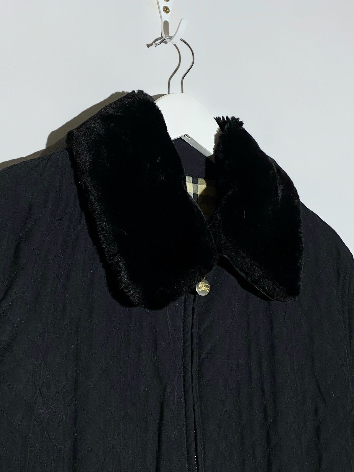 Burberry Burberry’s vintage nova check quilted jacket fur collar Size US M / EU 48-50 / 2 - 6 Thumbnail