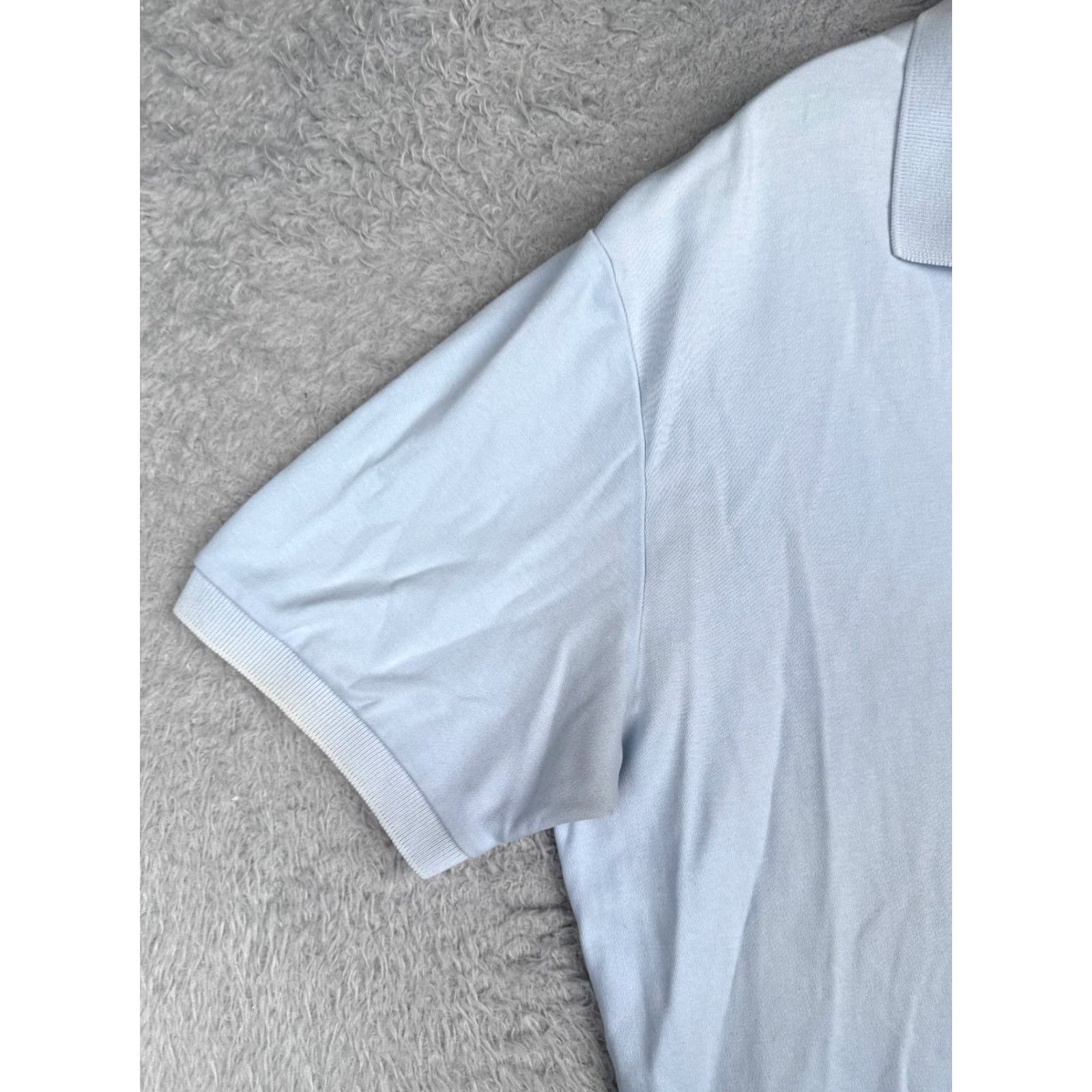 Ralph Lauren VINTAGE Polo Ralph Lauren Shirt Adult Large Light Blue Cotton Short Sleeve READ Size US L / EU 52-54 / 3 - 3 Thumbnail