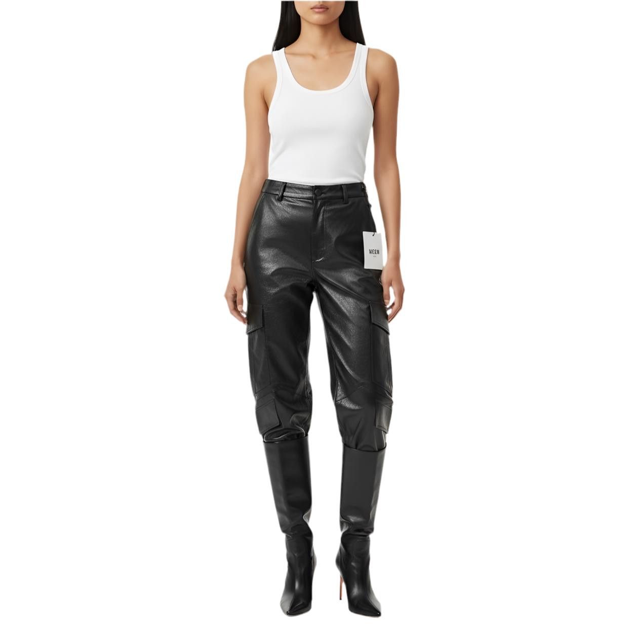 MSGM MSGM Straight Leg Cargo Trousers Size 28" / US 6 / IT 42 - 2 Thumbnail