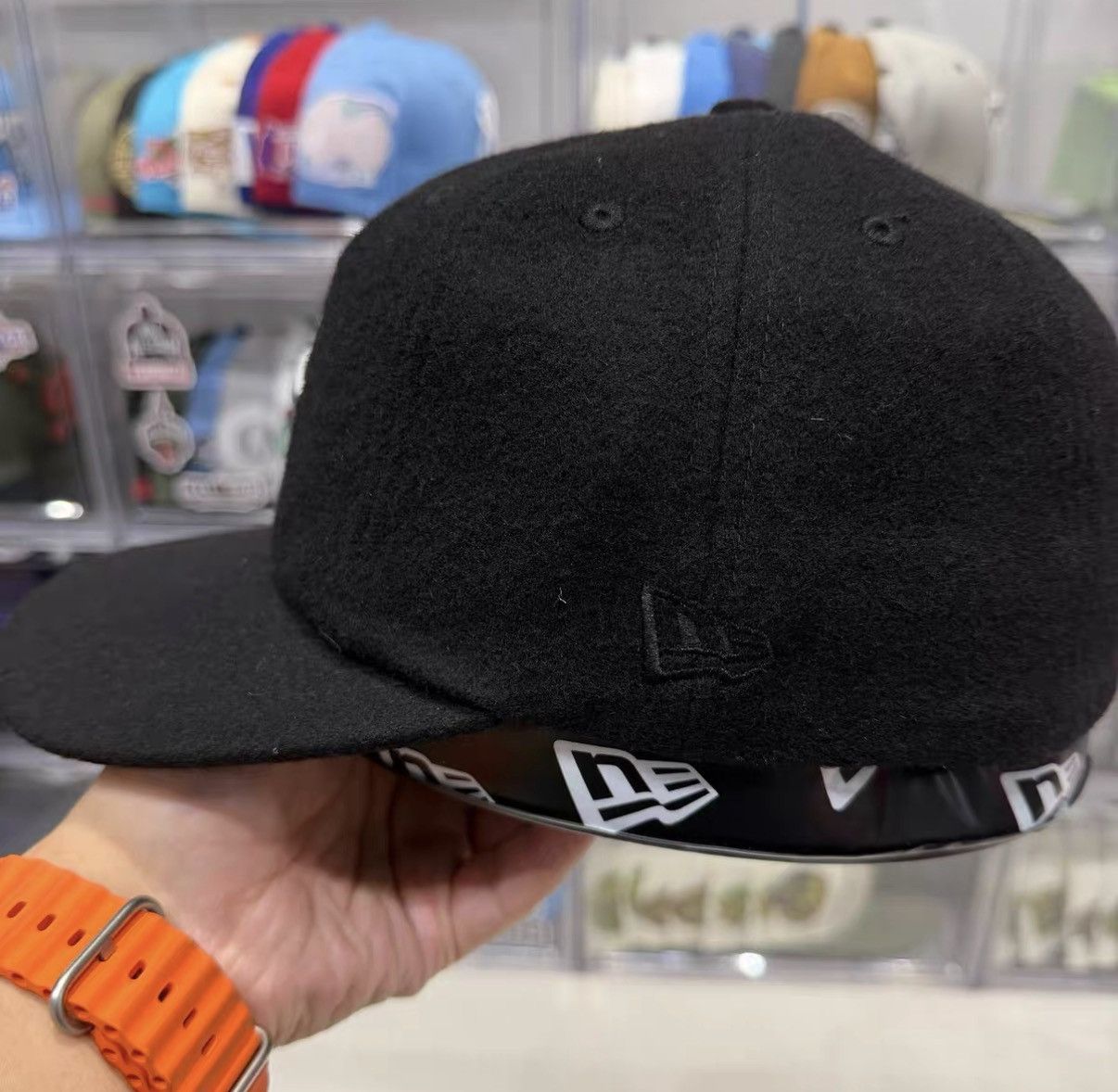 New Era New Era × HAHHF Wool Blend Flat Brim Baseball Cap J32 Size ONE SIZE - 2 Thumbnail