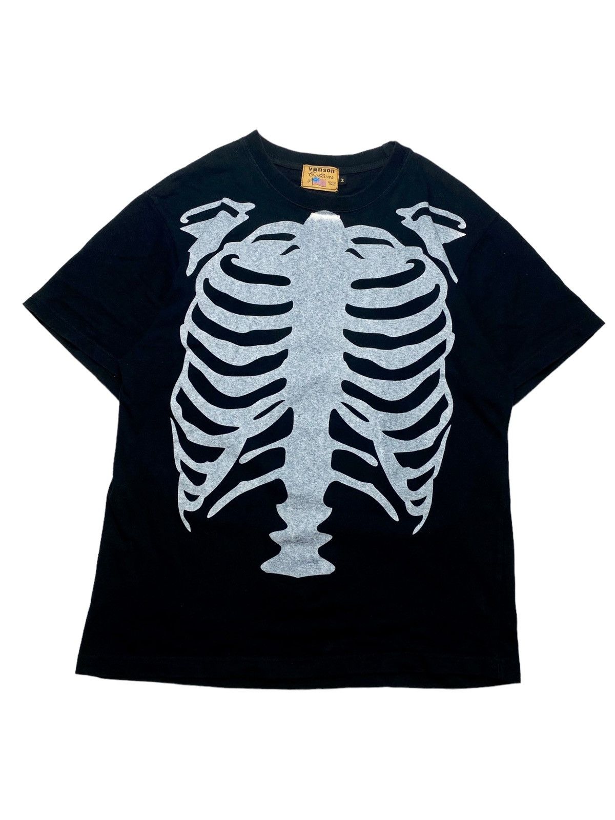 14th Addiction 2000s Vanson - Skeleton Tee Size US M / EU 48-50 / 2 - 1 Thumbnail