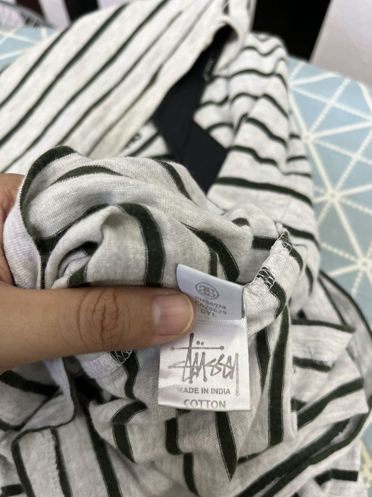 Stussy Stussy Striped T-Shirt Size US L / EU 52-54 / 3 - 7 Thumbnail