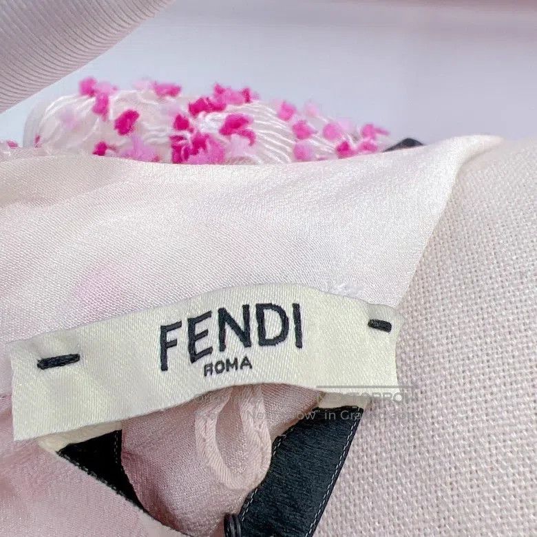 Fendi Fendi Pink sleeveless lace printed dress Size XS / US 0-2 / IT 36-38 - 5 Thumbnail
