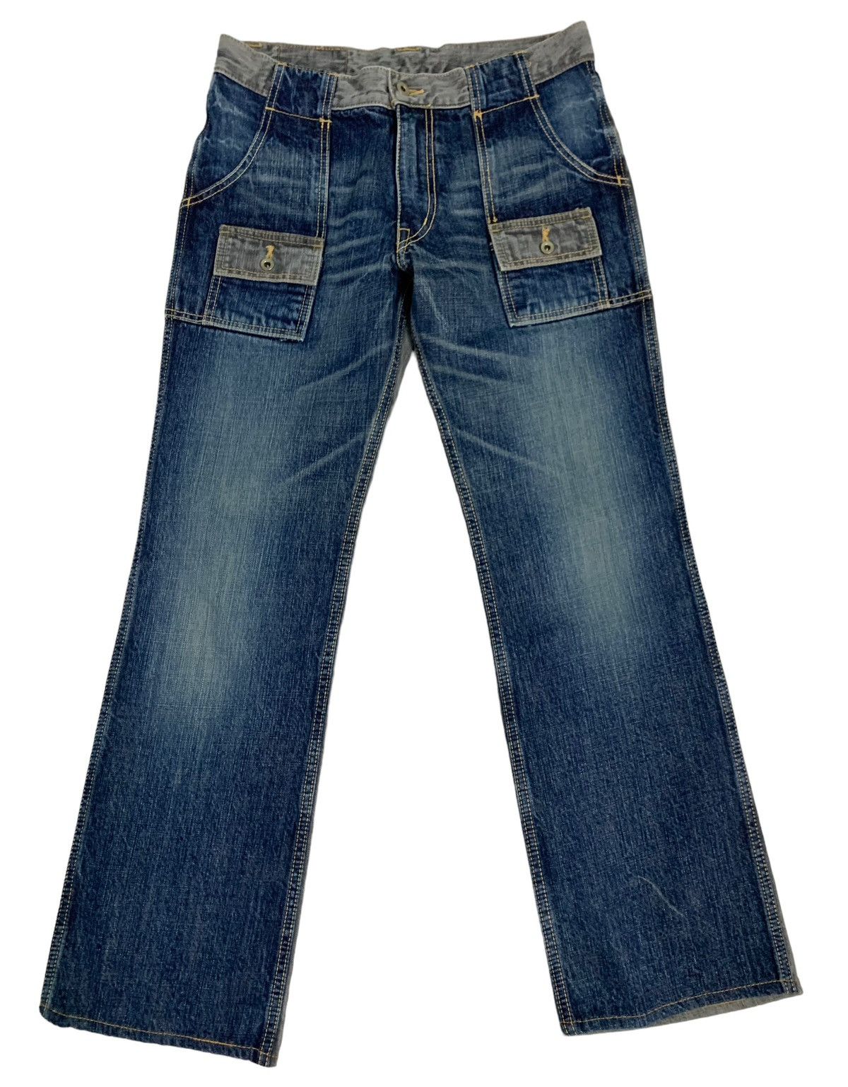 KOJIMA GENES 🔥 Vintage High Rock Kojima Genes Bush Pants Jeans Size US 31 - 4 Thumbnail