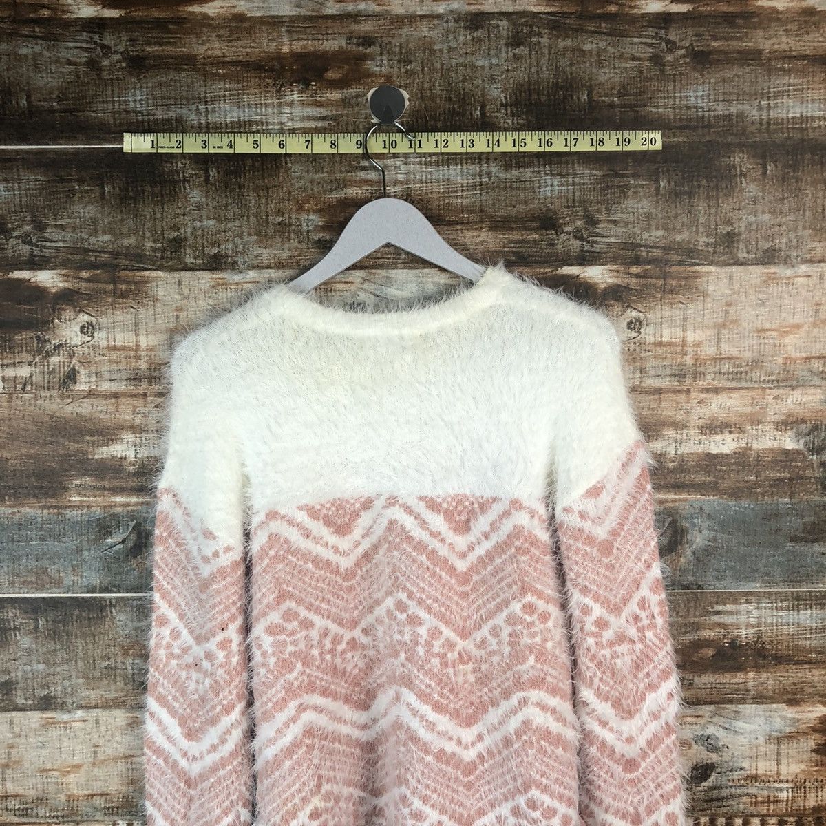 Homespun Knitwear Mar Blee Pink fur mohair Knitwear #A2281 Size M / US 6-8 / IT 42-44 - 13 Thumbnail