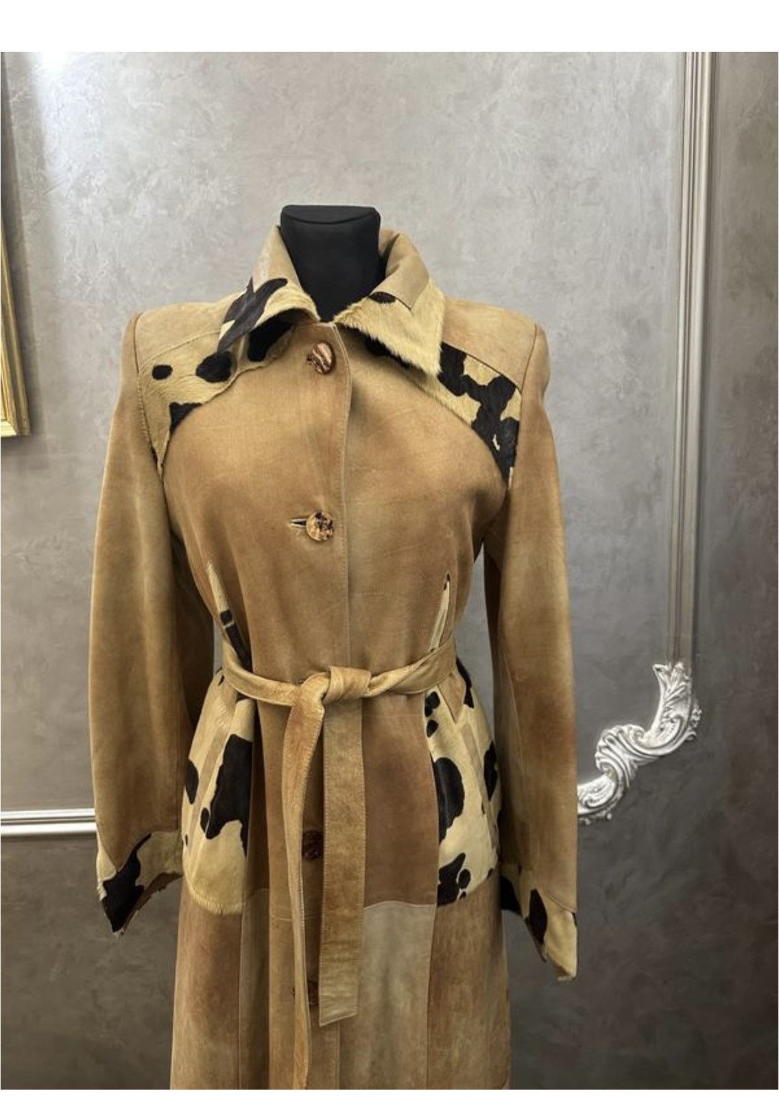 Vintage Vintage leather maxi coat Size S / US 4 / IT 40 - 6 Thumbnail