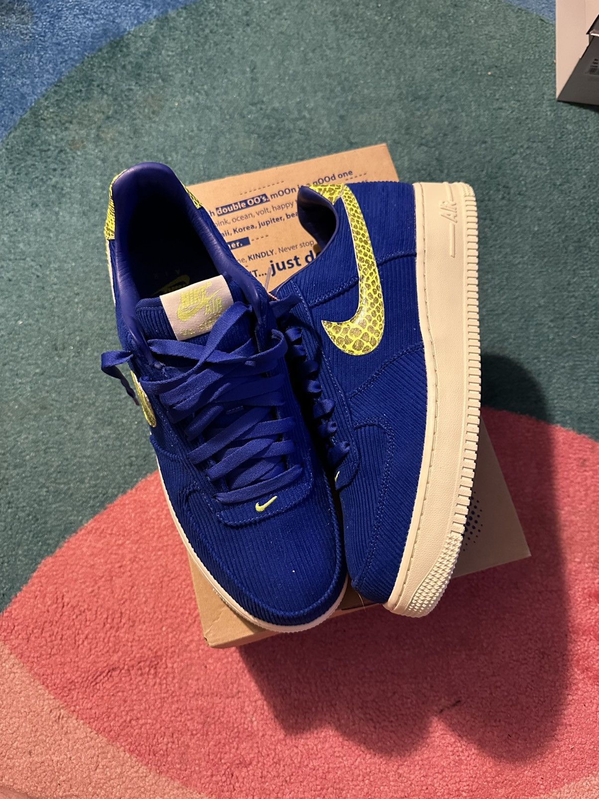 Nike Olivia Kim x Nike Air Force 1 Wmns No Cover Size US 11 / EU 44 - 17 Thumbnail