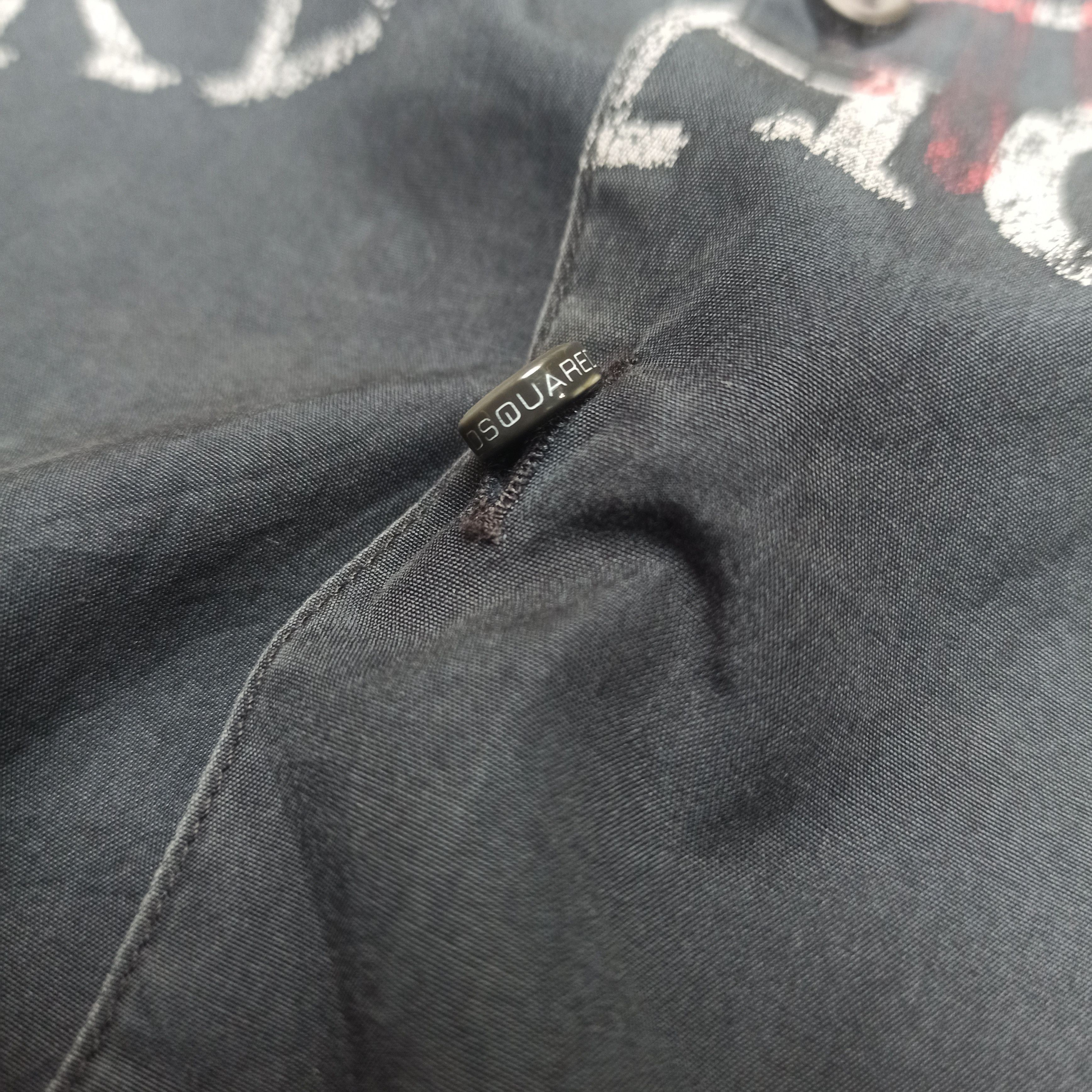 Dsquared2 × Vintage Vintage Shirt Disquared2 Skulls Size US L / EU 52-54 / 3 - 7 Thumbnail