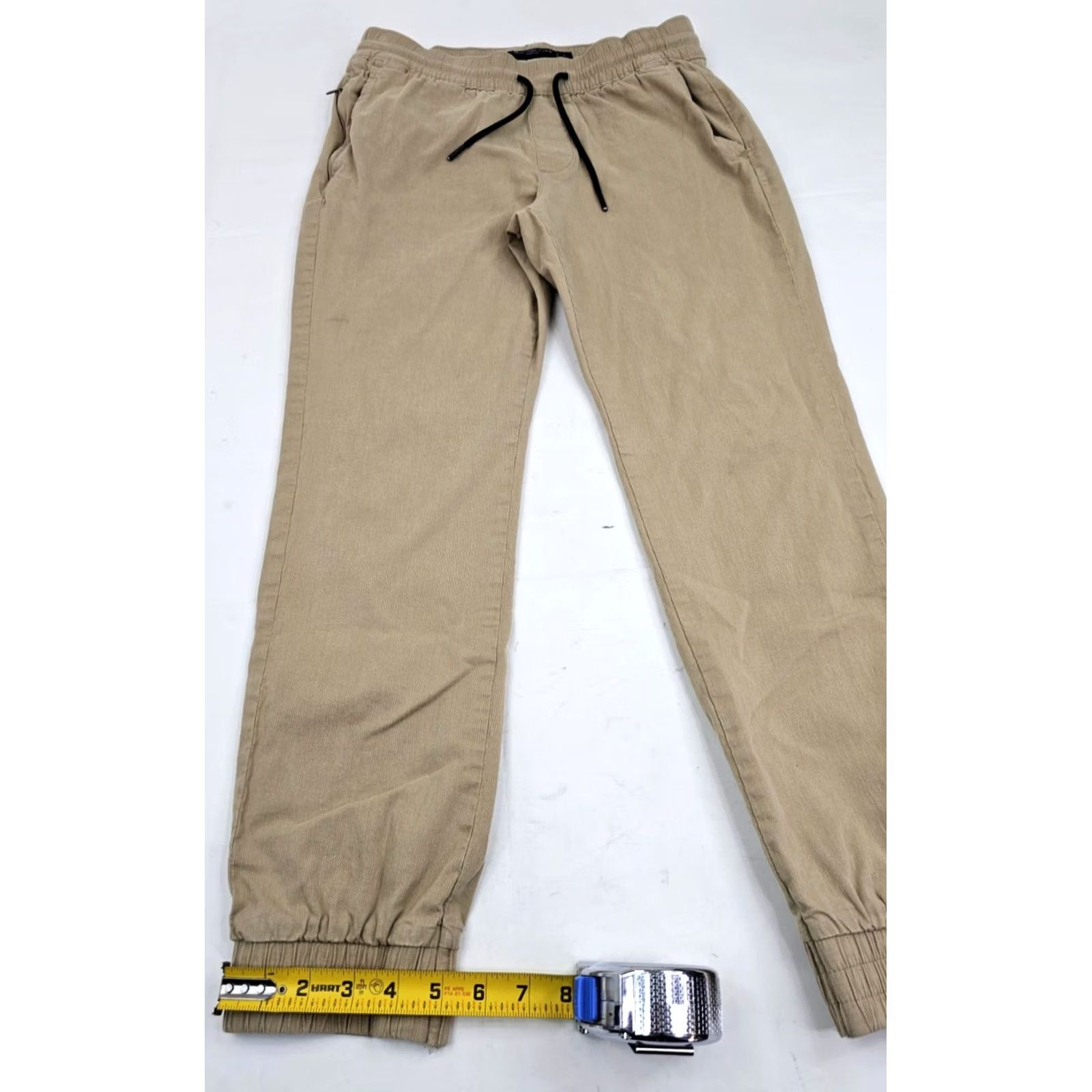 Abercrombie & Fitch Abercrombie & Fitch Jogger Pants Men S Beige Cotton Stretch Athletic Size US 29 - 2 Thumbnail