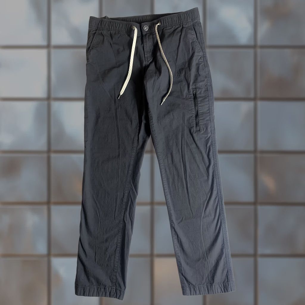 Vuori Vuori Pants Mens Medium Gray Ripstop Elastic Waist Casual VW401 Fits 30x28 Size US 31 - 1 Thumbnail