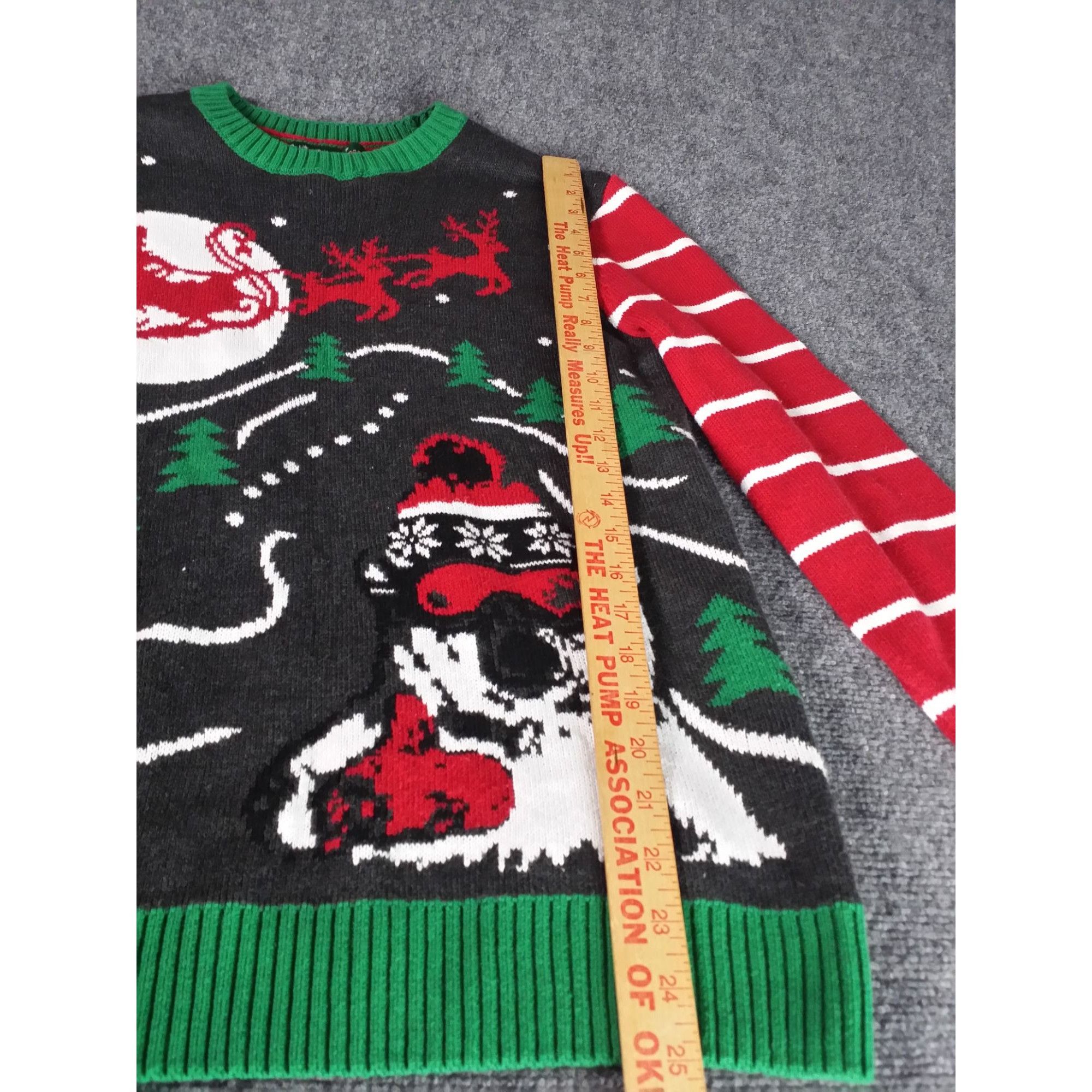 Holiday Brand Ugly Christmas Sweater Knit Pullover Sweater Polar Bear Sant Size S / US 4 / IT 40 - 3 Thumbnail