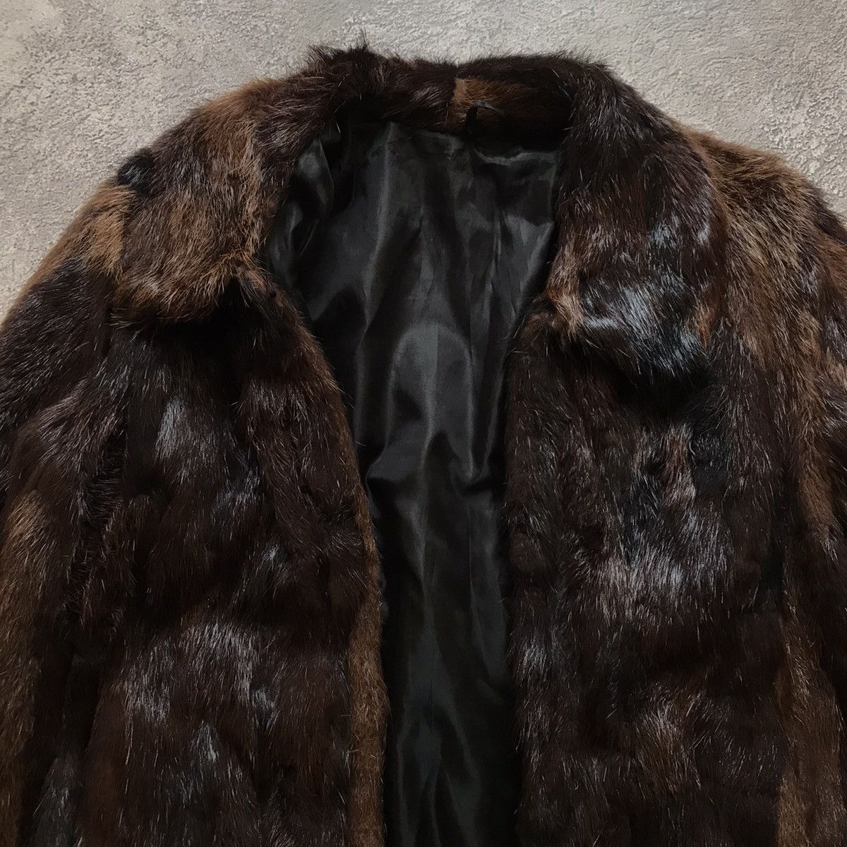 Vintage Vintage Y2K Faux Fur Jacket Dark Brown Glamour Oversized L Size L / US 10 / IT 46 - 3 Thumbnail