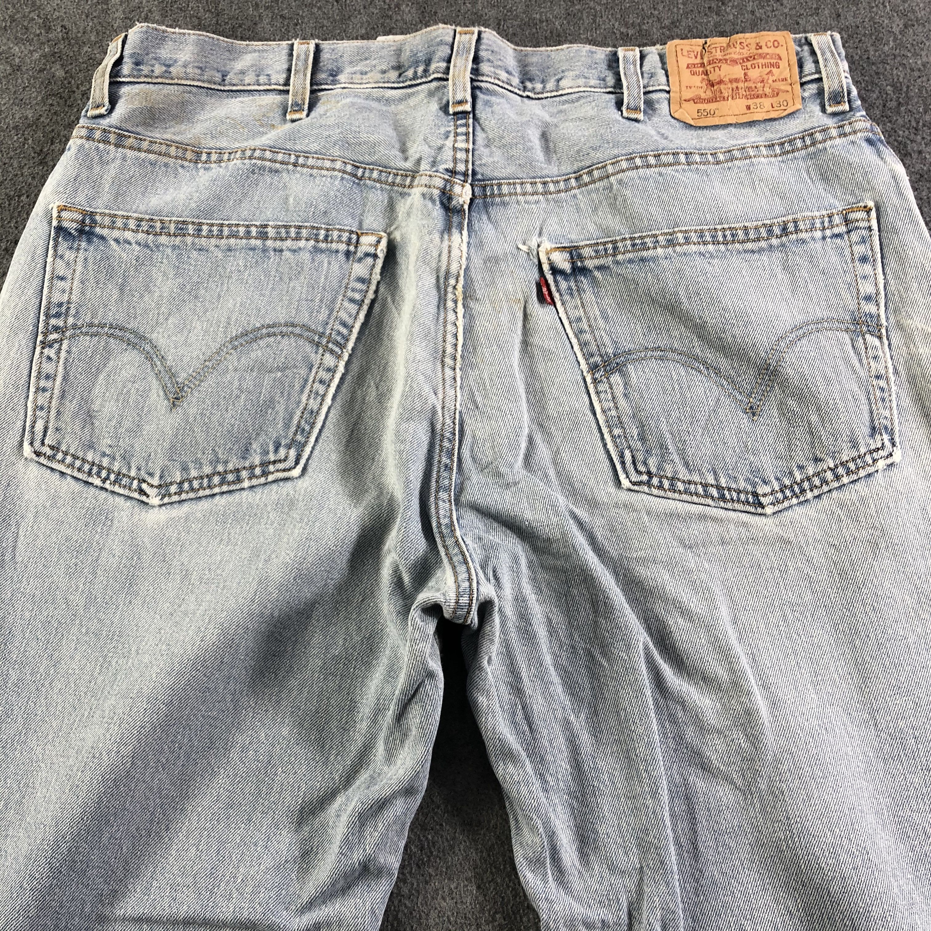 Levi's Vintage Light Wash Levis 550 Jeans-J3162 Size US 38 / EU 54 - 4 Thumbnail