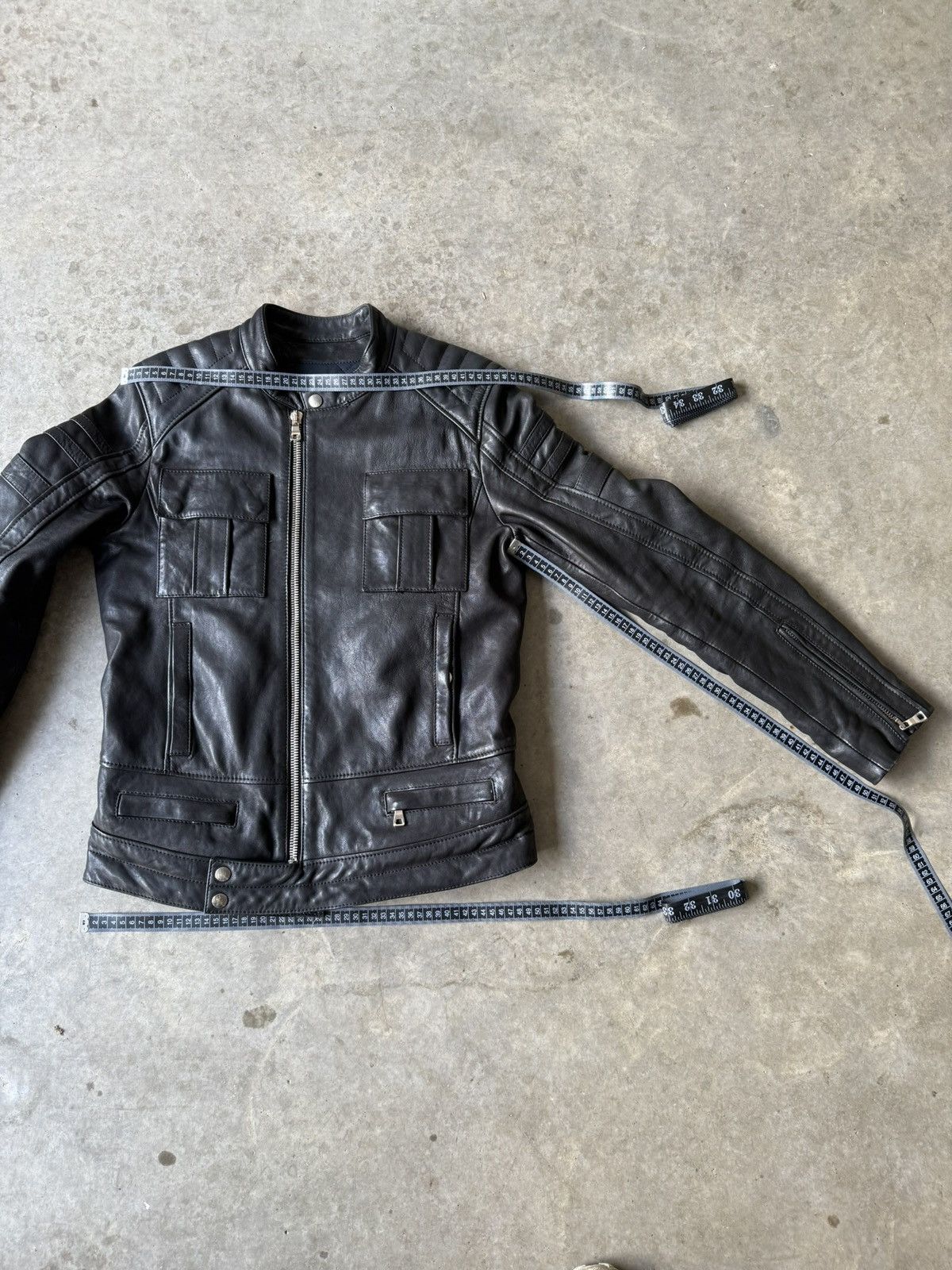 Balmain Balmain FW12 Leather Moto Jacket Size US M / EU 48-50 / 2 - 14 Thumbnail