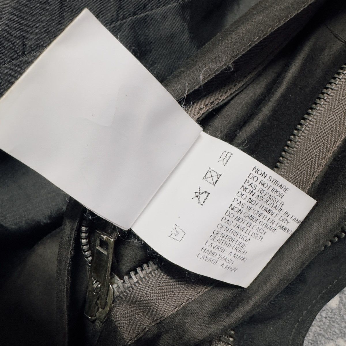 Rick Owens SAMPLE Campioni Rick Owens Bitter Hybrid Leather Jacket Size US S / EU 44-46 / 1 - 20 Thumbnail