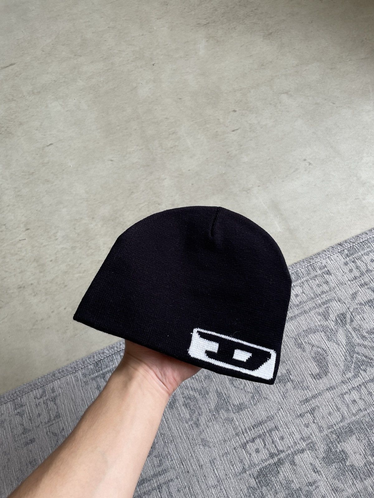 00s L.G.B. leather cap beanie ビーニー　レザー 楽天市場】バザール ビーニー VARZAR 3D Monogram Beanie ロゴ