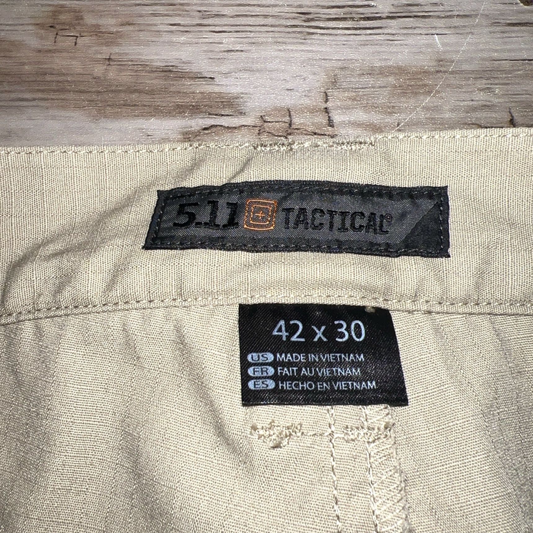 Vintage 5.11 Tactical Pants Mens 42x30 Cargo Beige Size US 42 / EU 58 - 5 Thumbnail