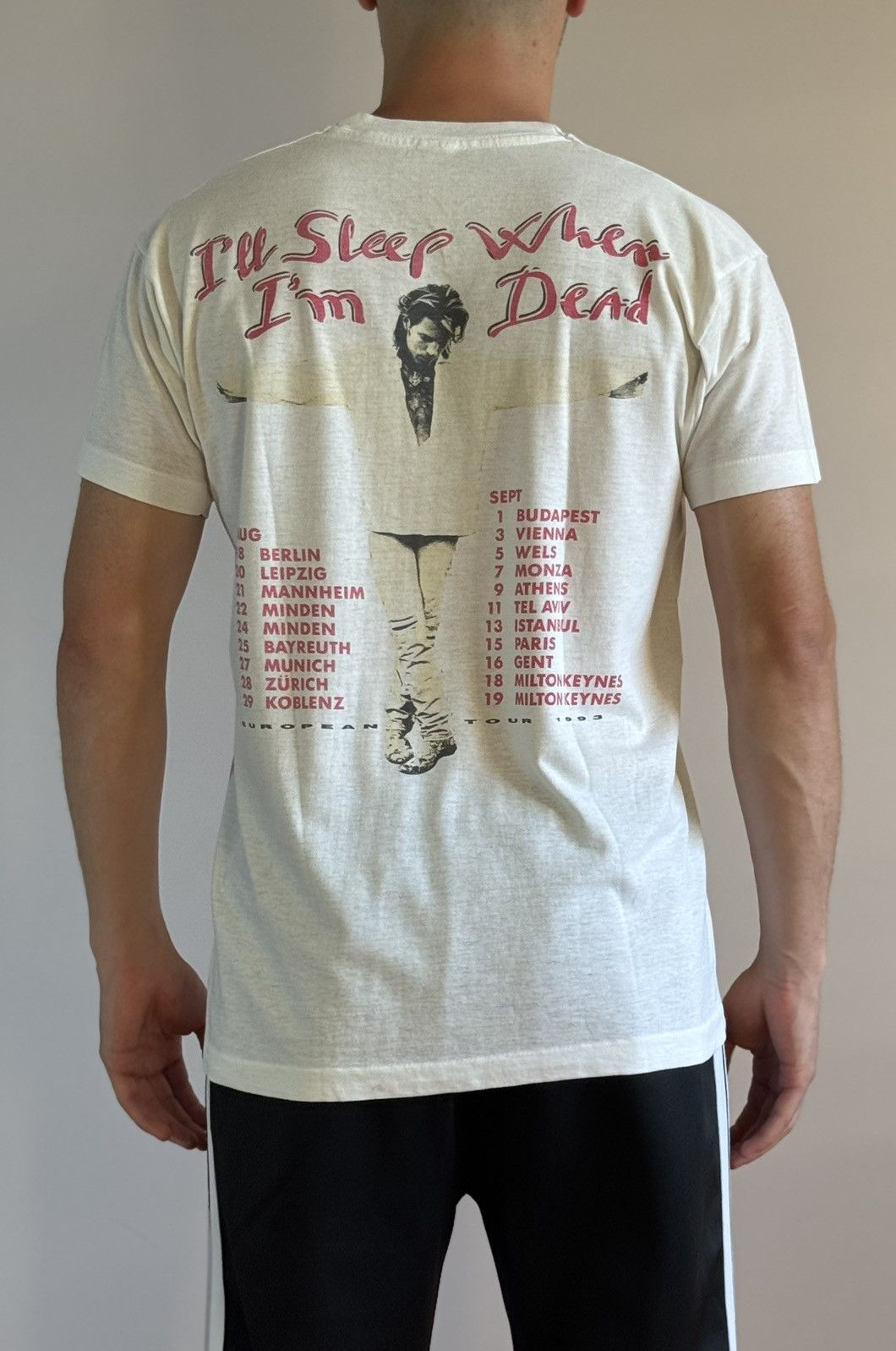 Band Tees Vintage 1993 Bon Jovi Keep The Faith T-shirt Tee Size US M / EU 48-50 / 2 - 6 Thumbnail