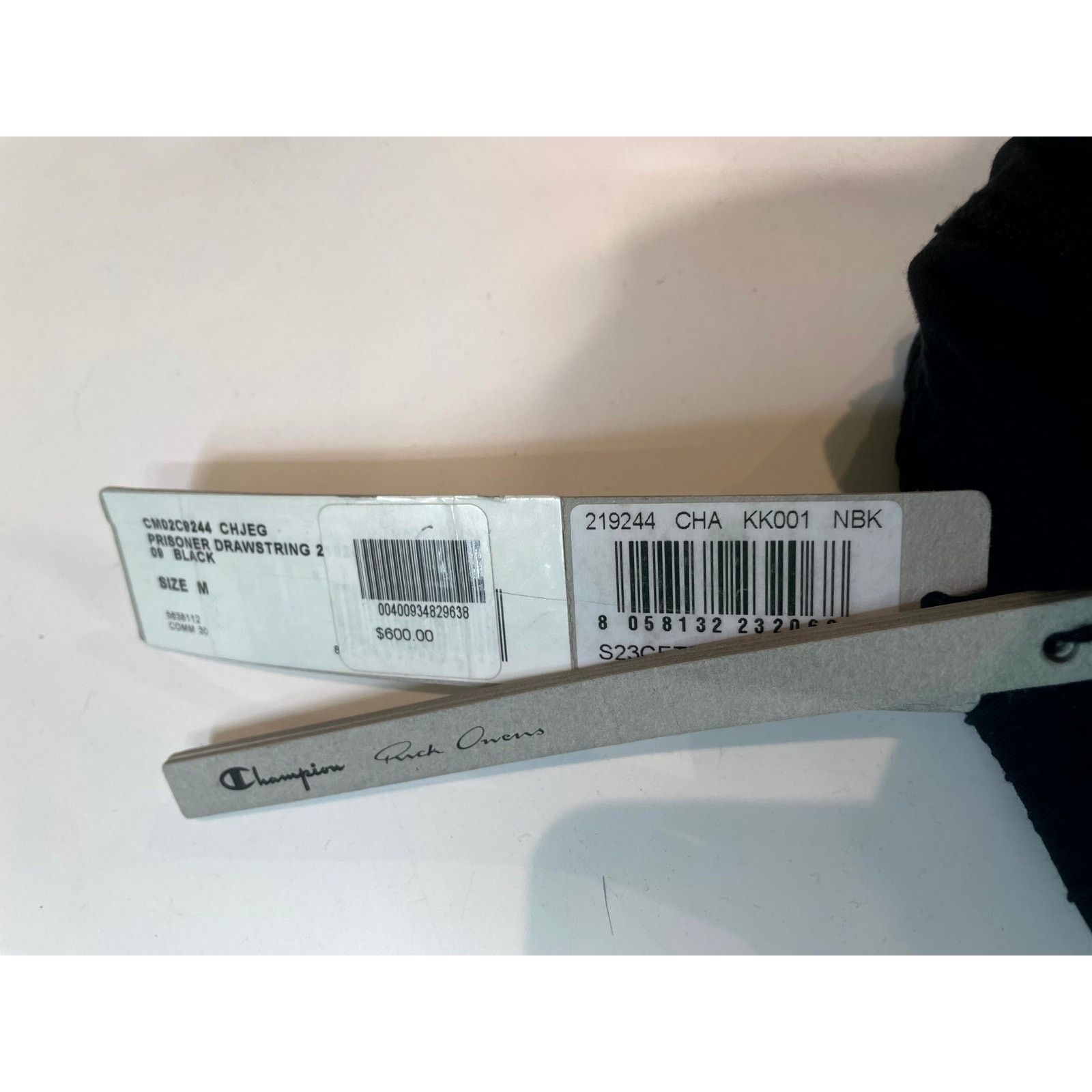 Rick Owens Rick Owens Champion Pentagram Black Sweats Size US 32 / EU 48 - 6 Thumbnail