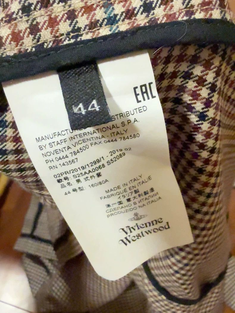Vivienne Westwood Vivienne Westwood Casual fashion plaid coat trench coat mi Size US S / EU 44-46 / 1 - 3 Thumbnail