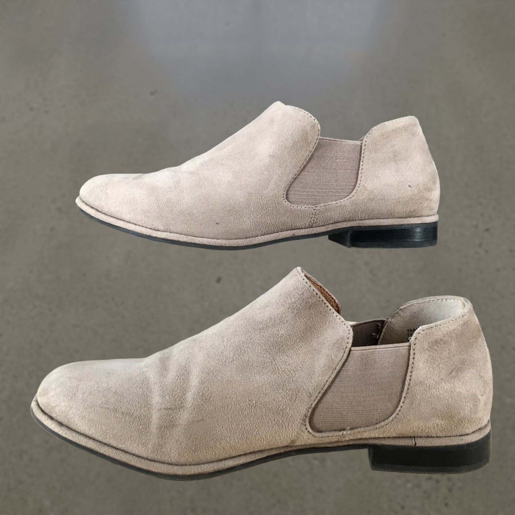 Vintage Kelly & Katie Boots Womens 9.5 Yasso Chikka Ankle Booties Slip On Beige Comfort Boots Size US 10 / IT 40 - 1 Thumbnail