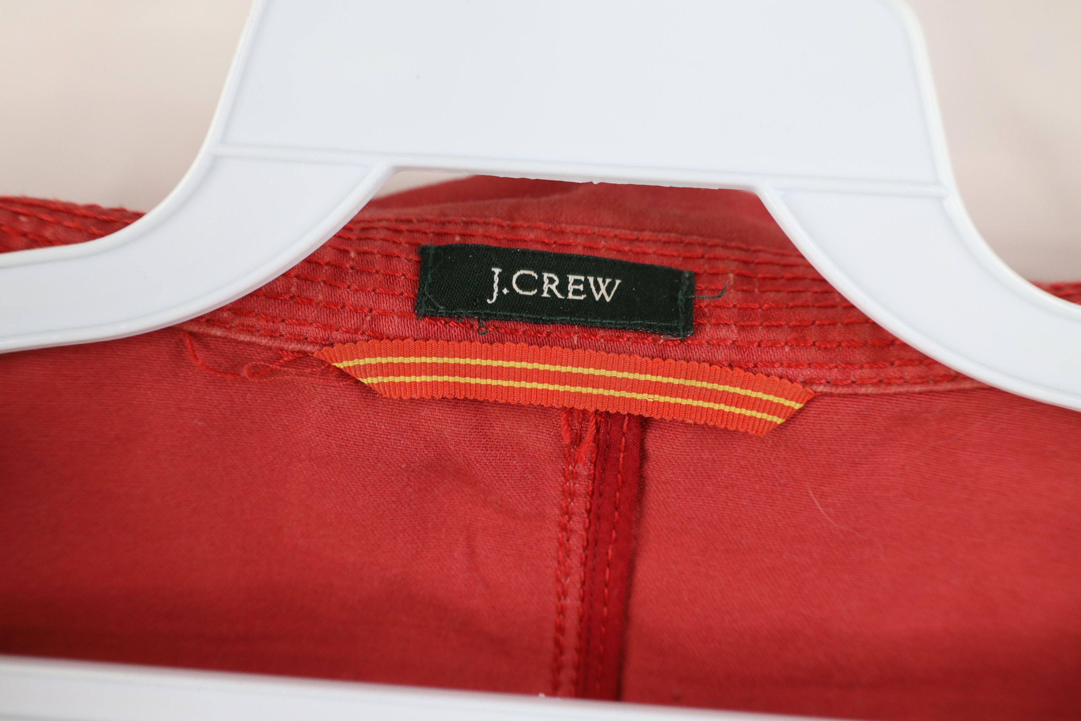 J.Crew Vintage J Crew Military Style Button Jacket Pink Cotton Size M / US 6-8 / IT 42-44 - 10 Thumbnail