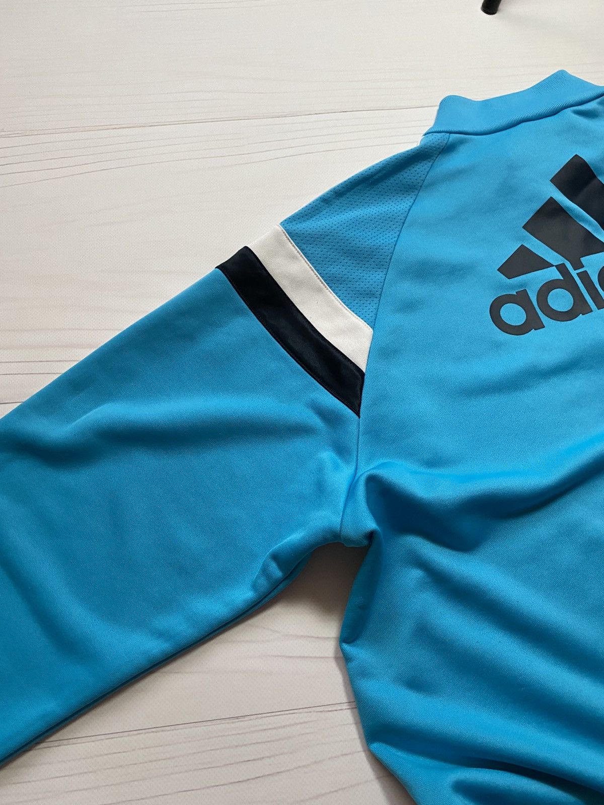 Adidas Adidas Chelsea 2014/15 Training 1/4 zip longlseeve t shirt Size US L / EU 52-54 / 3 - 23 Thumbnail