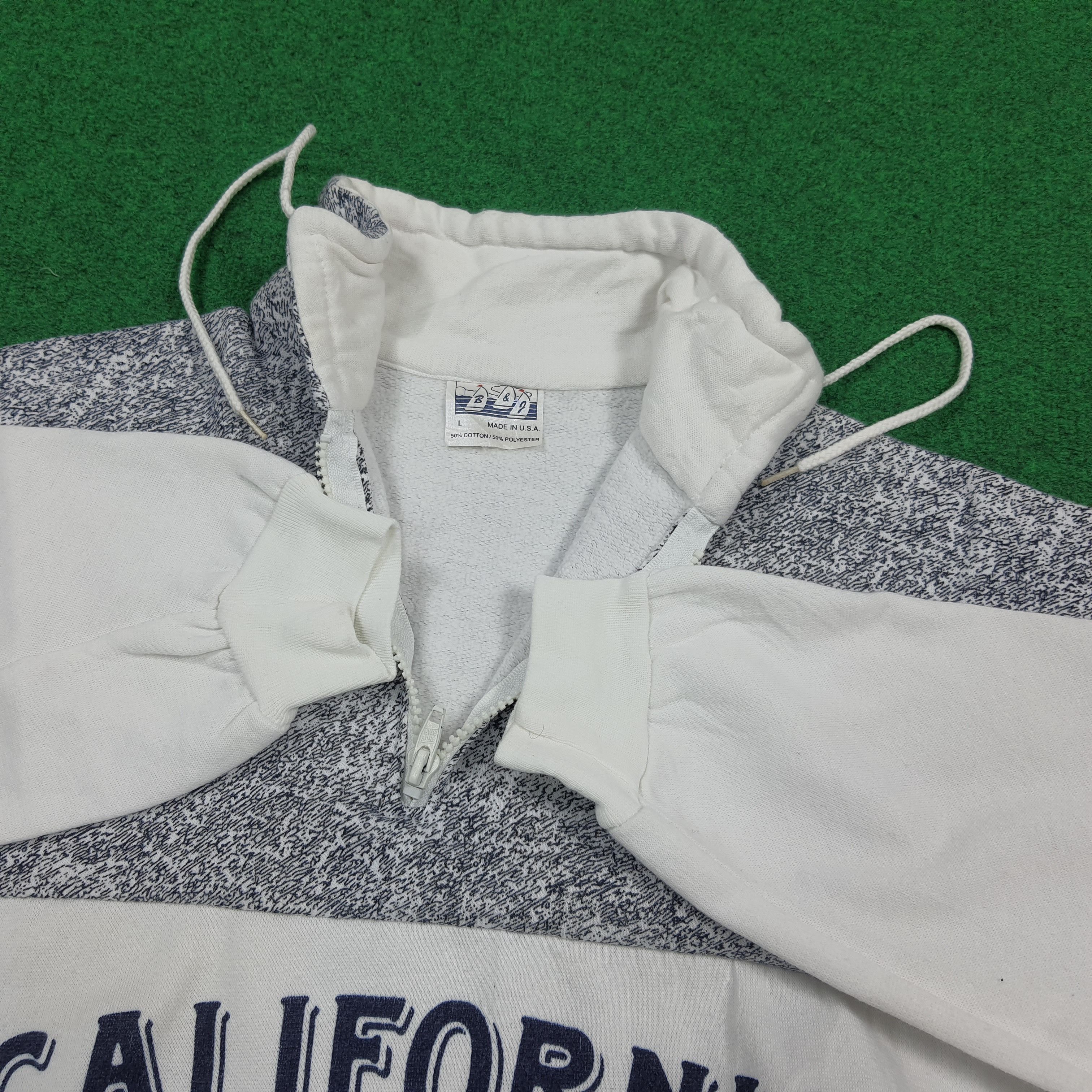 Vintage Vtg 90s California San Francisco Half Zipper C290N27 Size US L / EU 52-54 / 3 - 5 Thumbnail