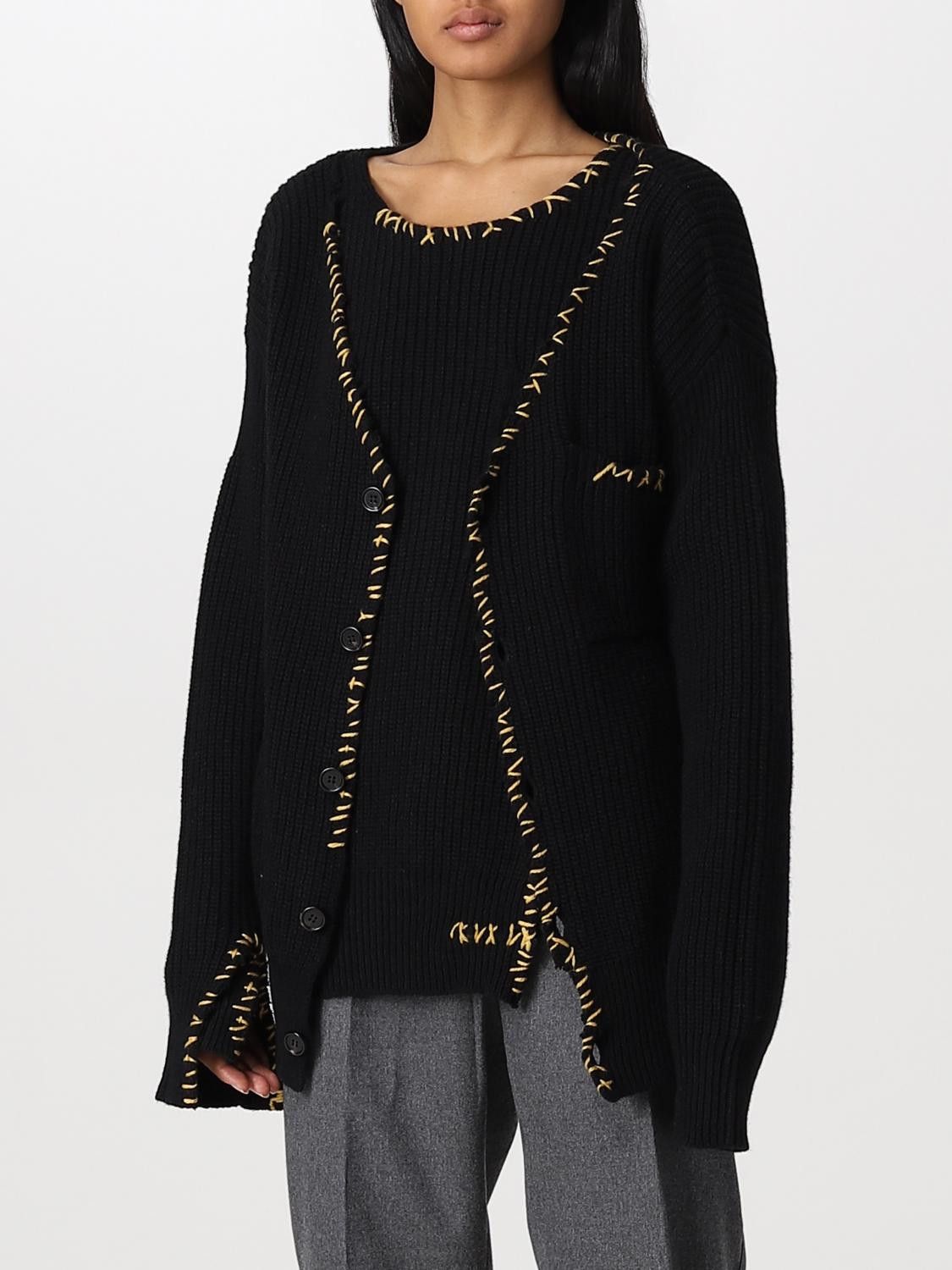 Marni o1y1125 Cardigan in Black Size M / US 6-8 / IT 42-44 - 4 Thumbnail