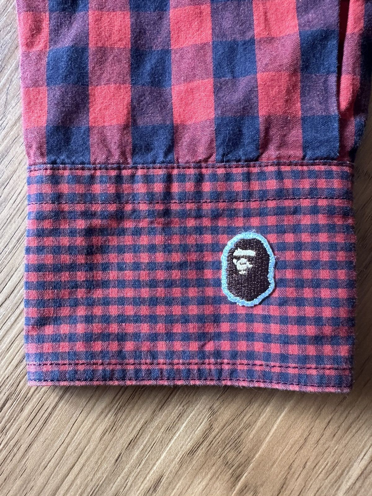 Bape Plaid Button Up Shirt Size S / US 4 / IT 40 - 4 Thumbnail