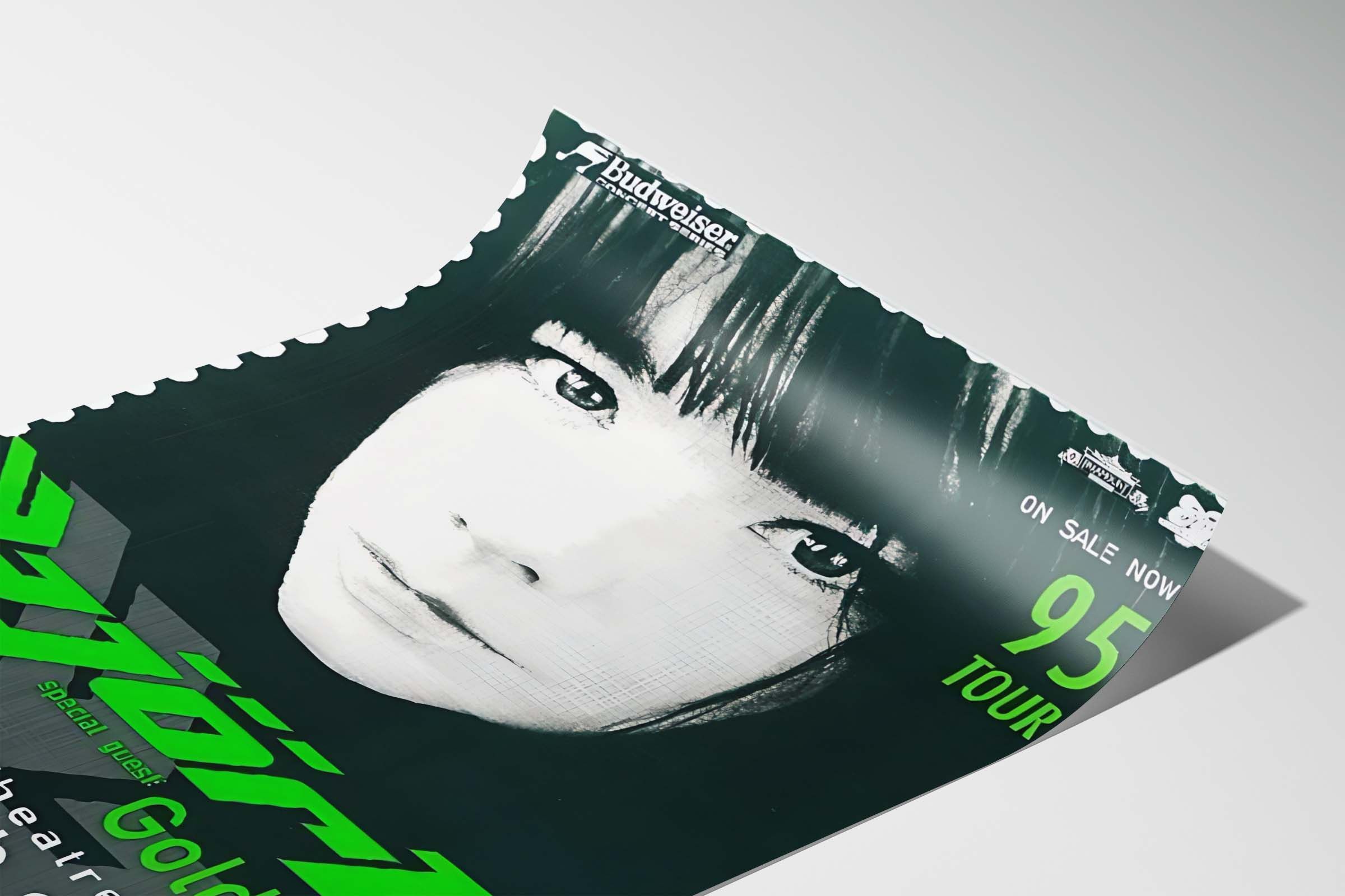 Vintage Bjork Poster Gift Vintage Archive Art Book Logo Size ONE SIZE - 6 Thumbnail