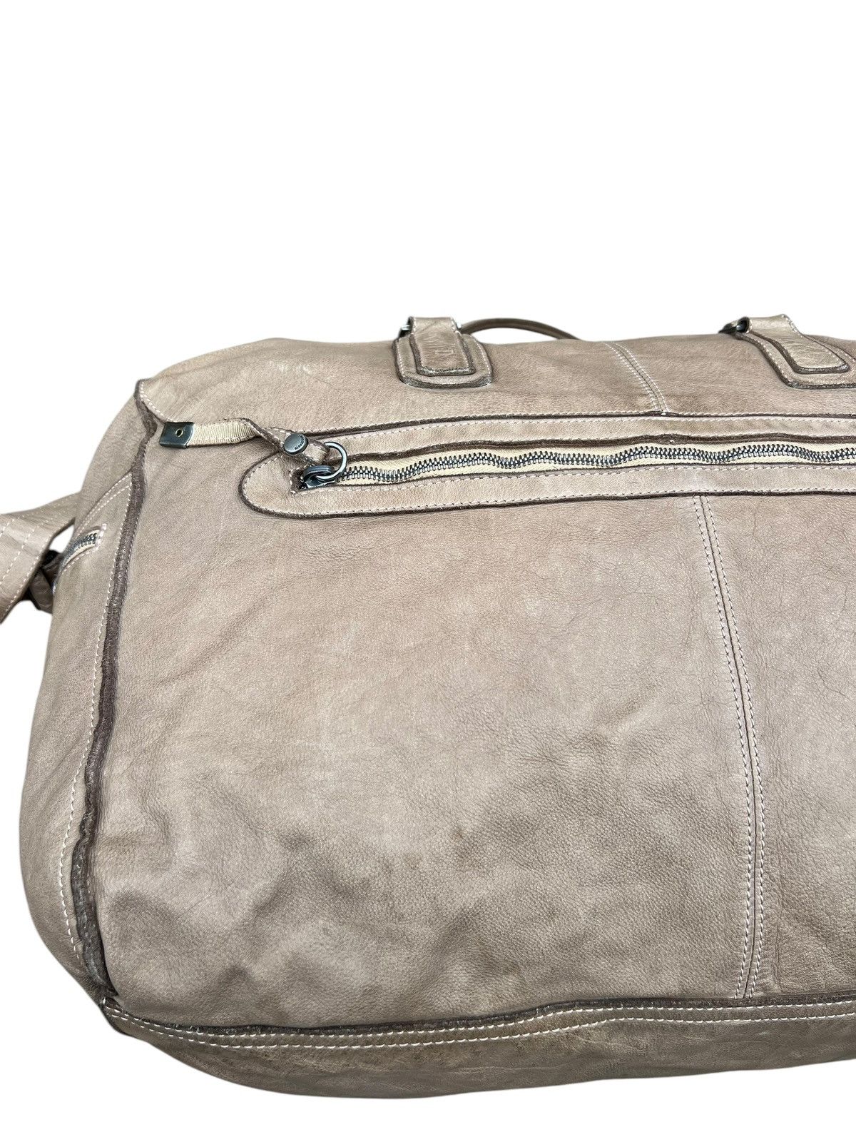 Leather Sissi Rossi Patina Leather 2 Way Travel Bag Size ONE SIZE - 10 Thumbnail