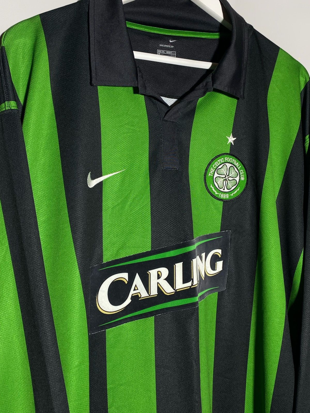 Nike Nike Celtic FC 2006 2008 Away Long Sleeve Football Shirt Size US XXL / EU 58 / 5 - 3 Thumbnail