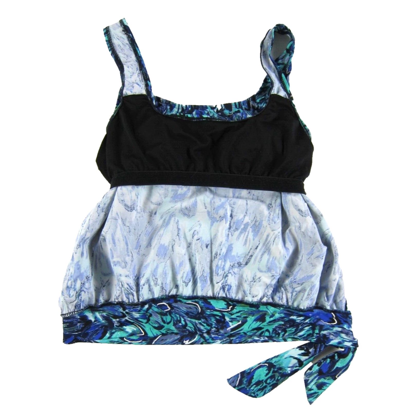 All Blues Beach Belle Swimsuits For All Top 14 Purple Built In Bra Tankini Swim Top Women Size XL / US 12-14 / IT 48-50 - 5 Thumbnail