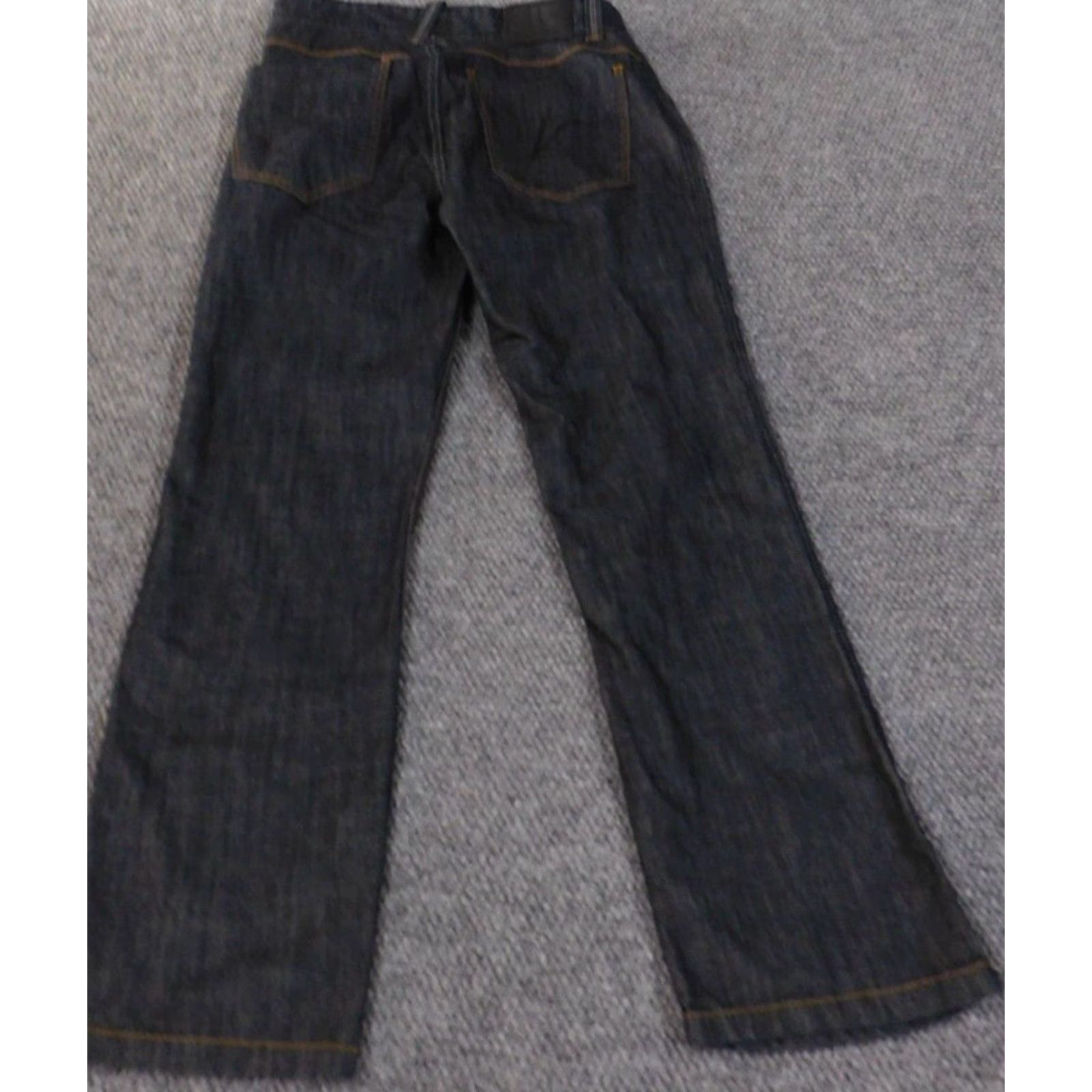 Vintage solo jeans Men 34x30 blue straight dark denim classic modern city Jeans Regular 34 in Inseam 30 in Mens Straight City Pockets zip zipper Size US 34 / EU 50 - 5 Thumbnail