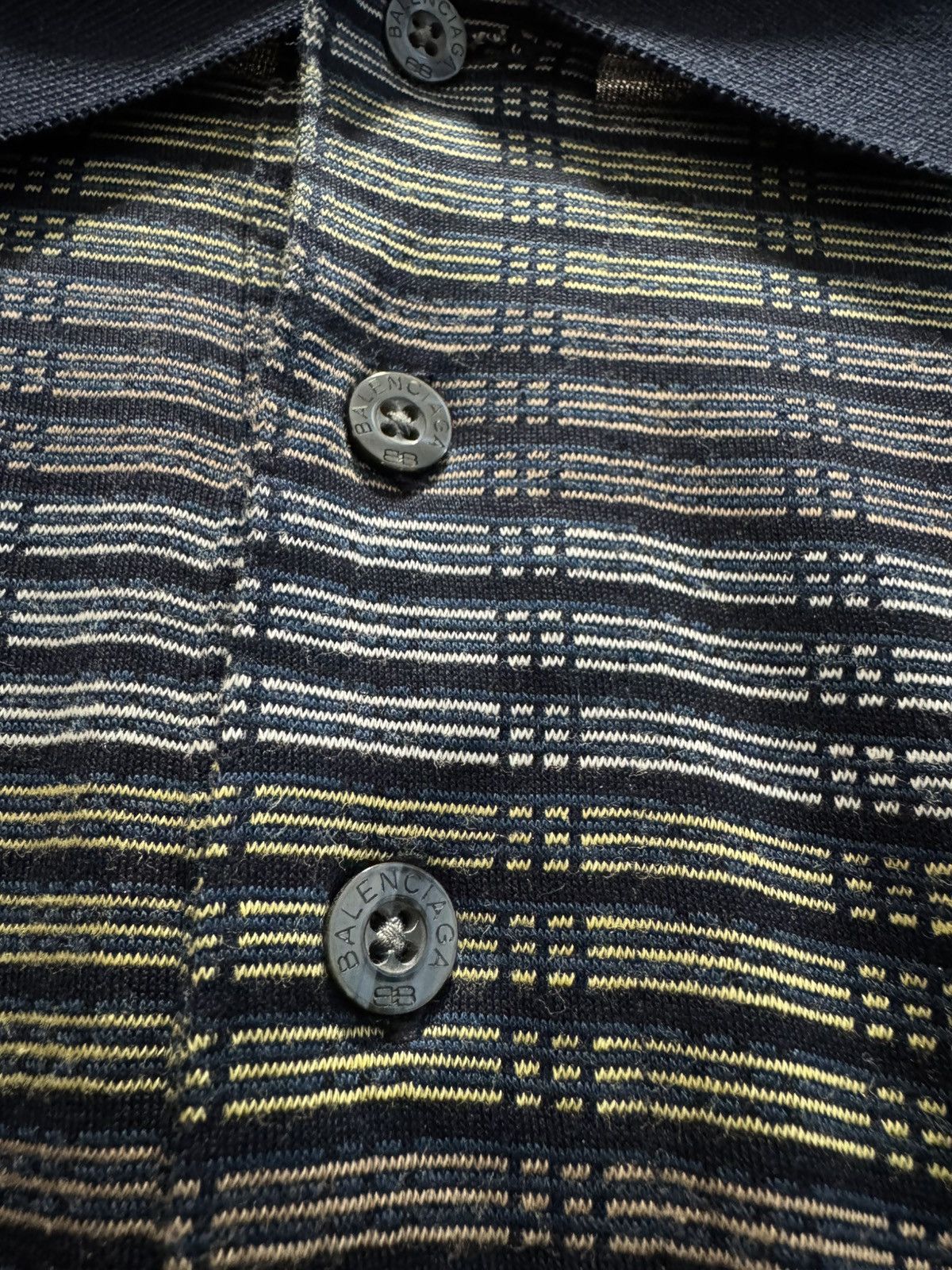 Balenciaga × Vintage Vintage Balenciaga Longsleeve Polo Size US M / EU 48-50 / 2 - 3 Thumbnail