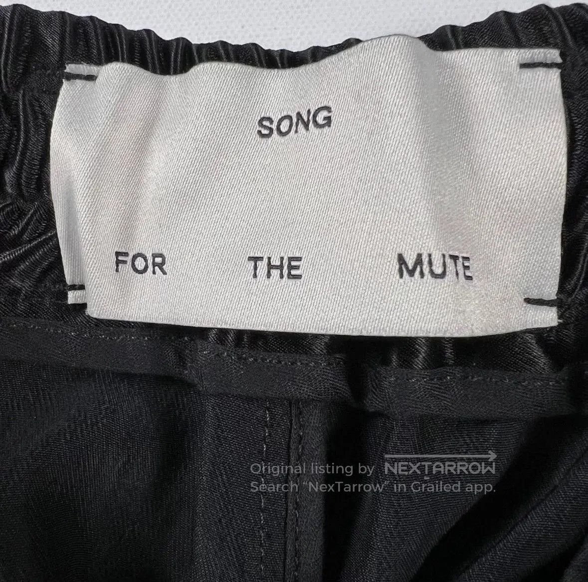 Song For The Mute SFTM 24.1 Silk Buttoned Trousers. Size US 34 / EU 50 - 3 Thumbnail