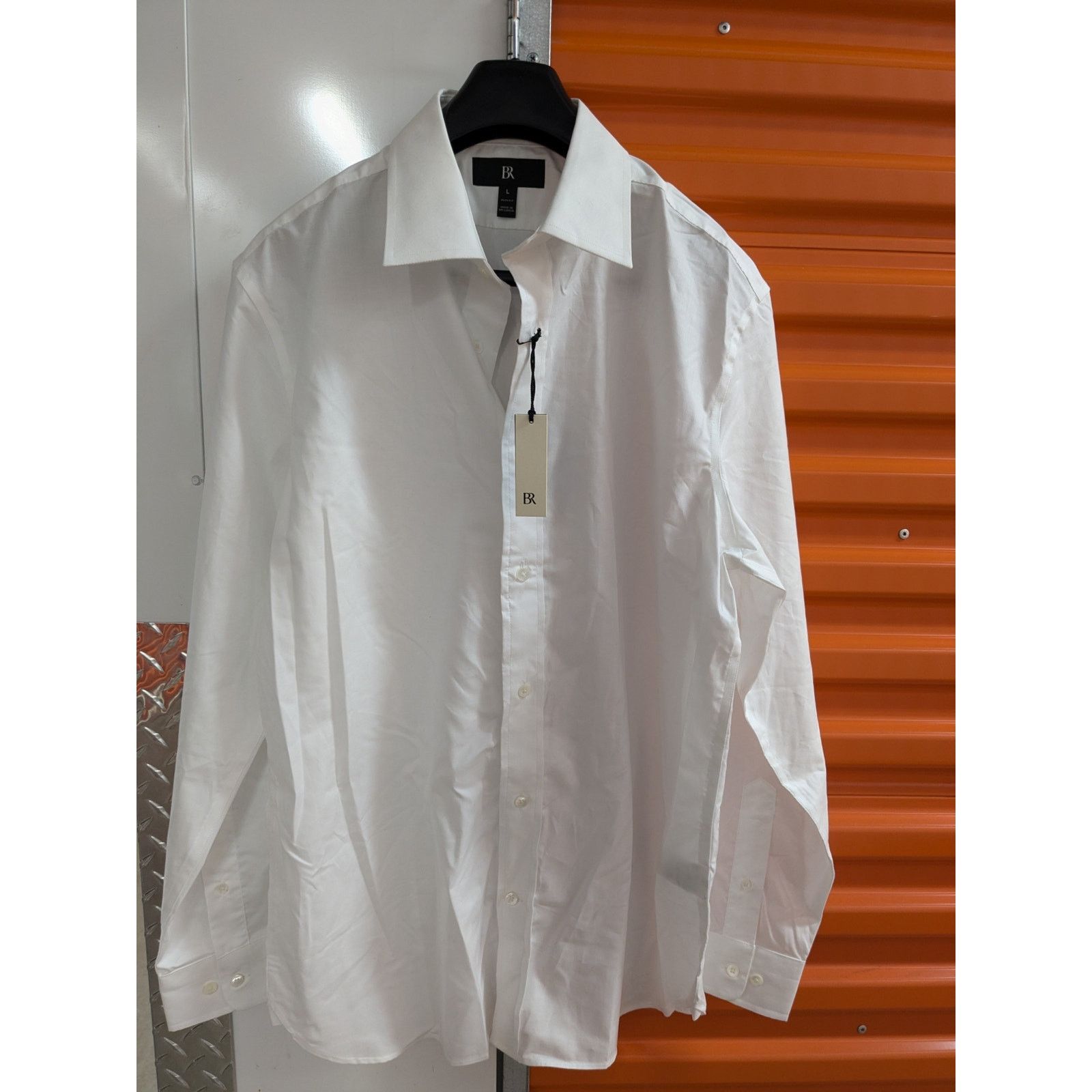 Banana Republic Banana Republic-Slim Wrinkle-Resistant Dress Shirt/ L /NWT Size US L / EU 52-54 / 3 - 2 Thumbnail